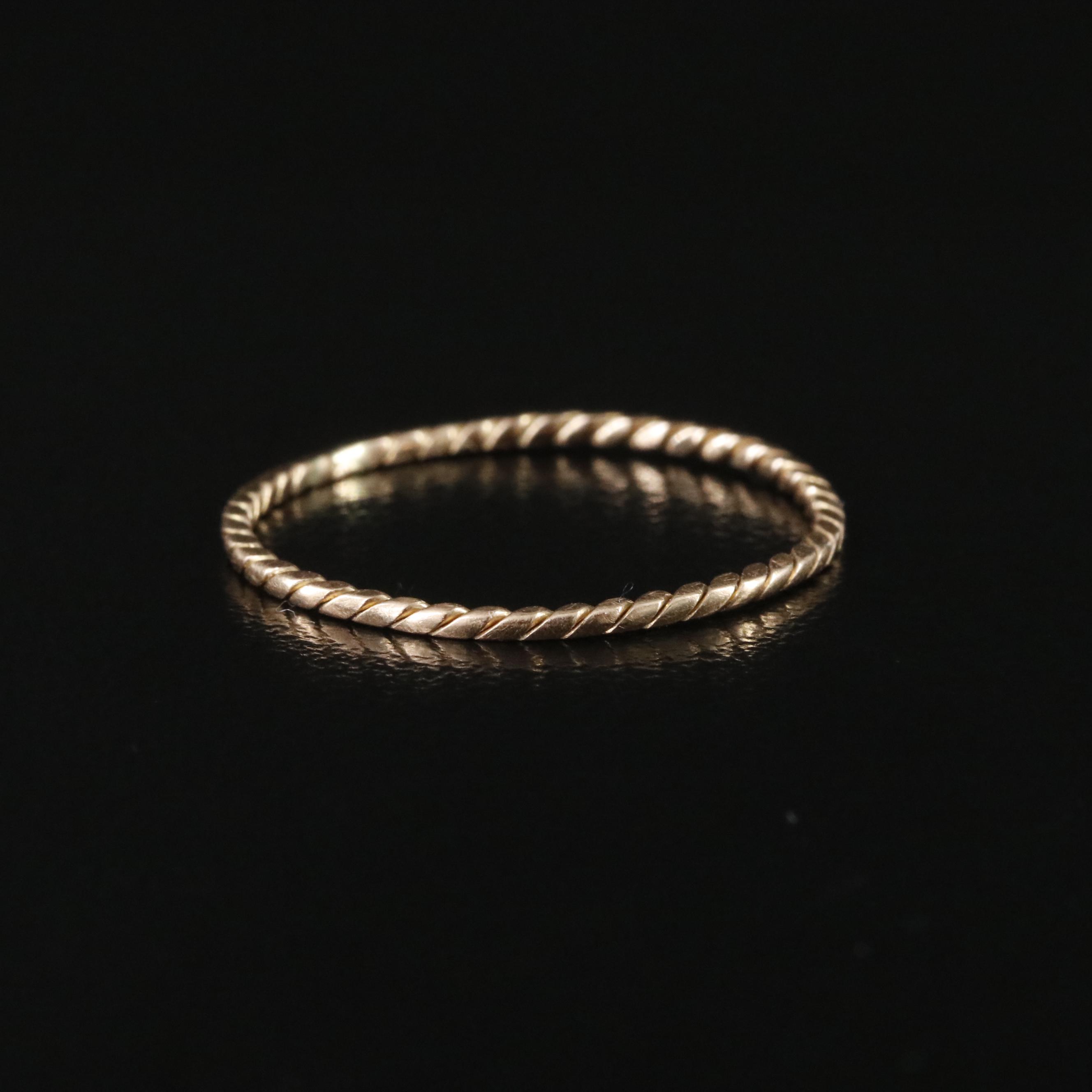 Scrap Braided Wire Ring