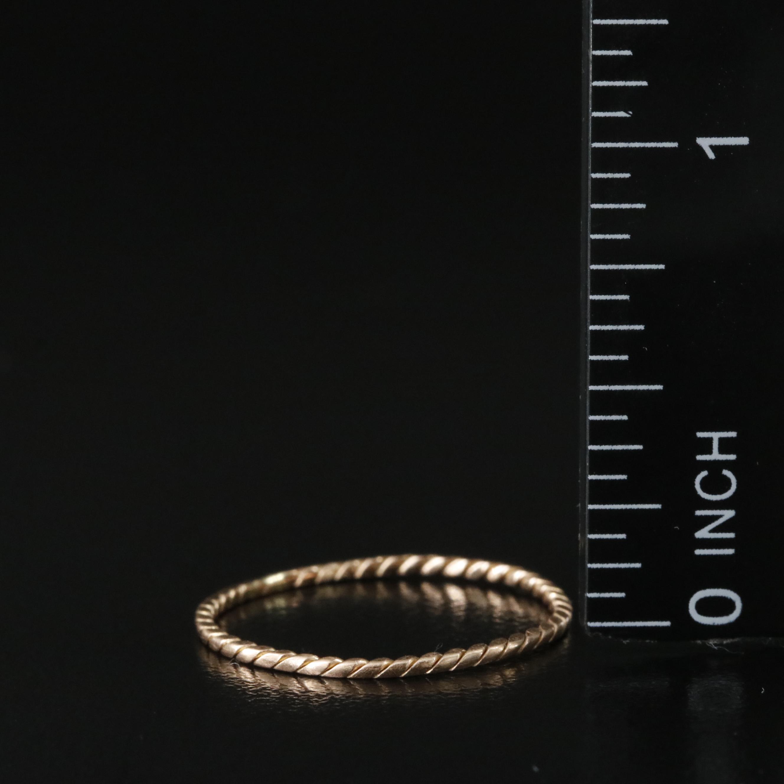 Scrap Braided Wire Ring