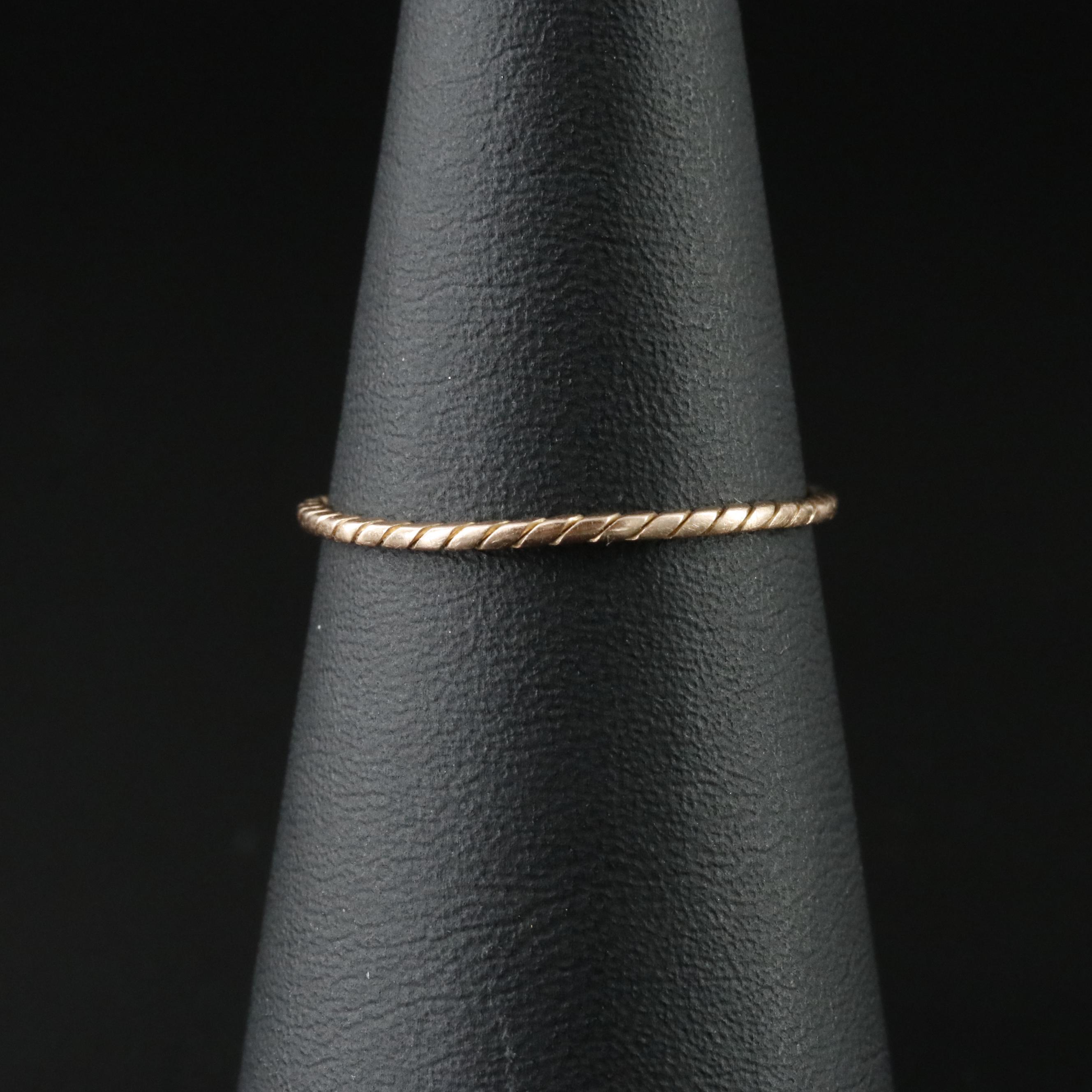 Scrap Braided Wire Ring