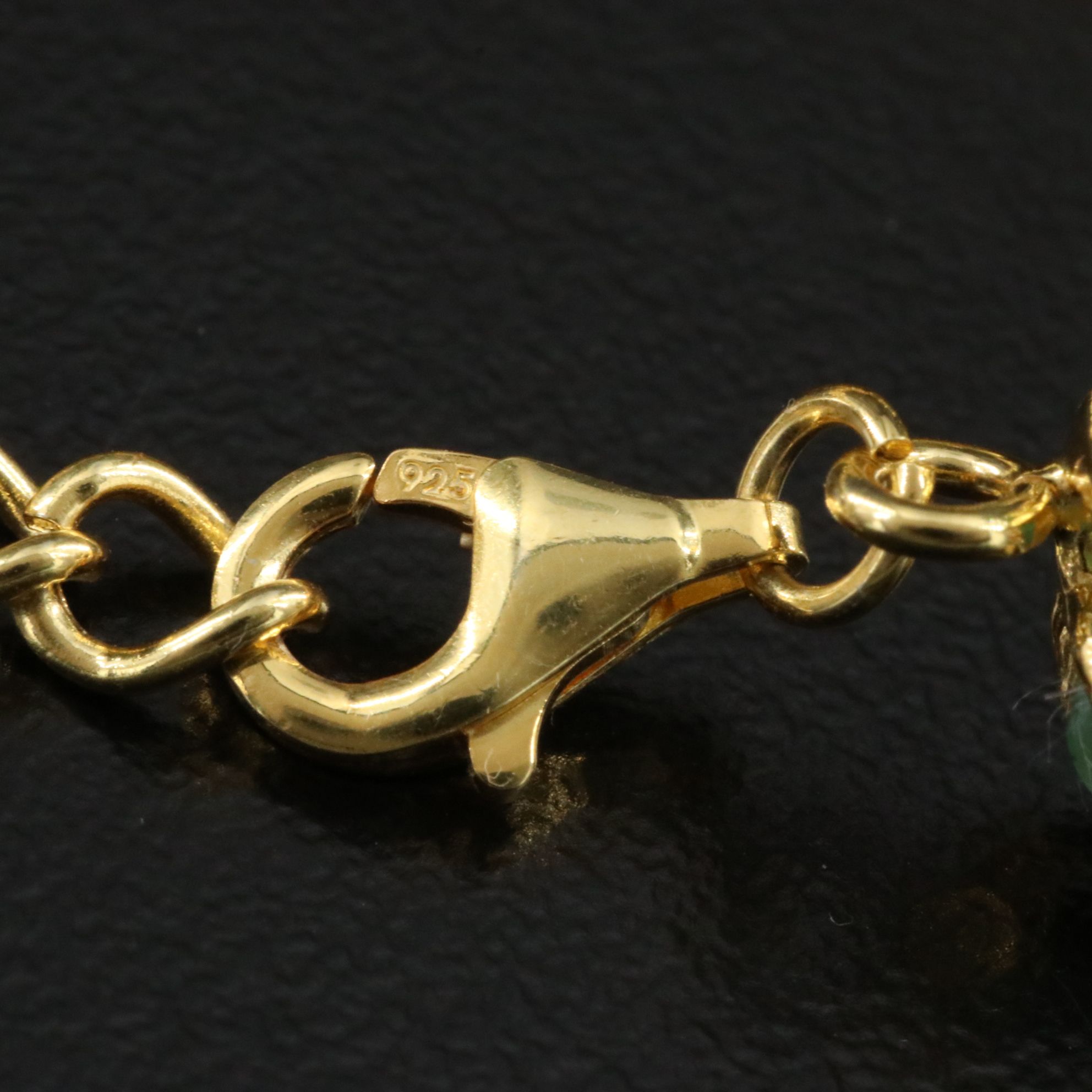 Sterling Emerald and Ruby Bracelet