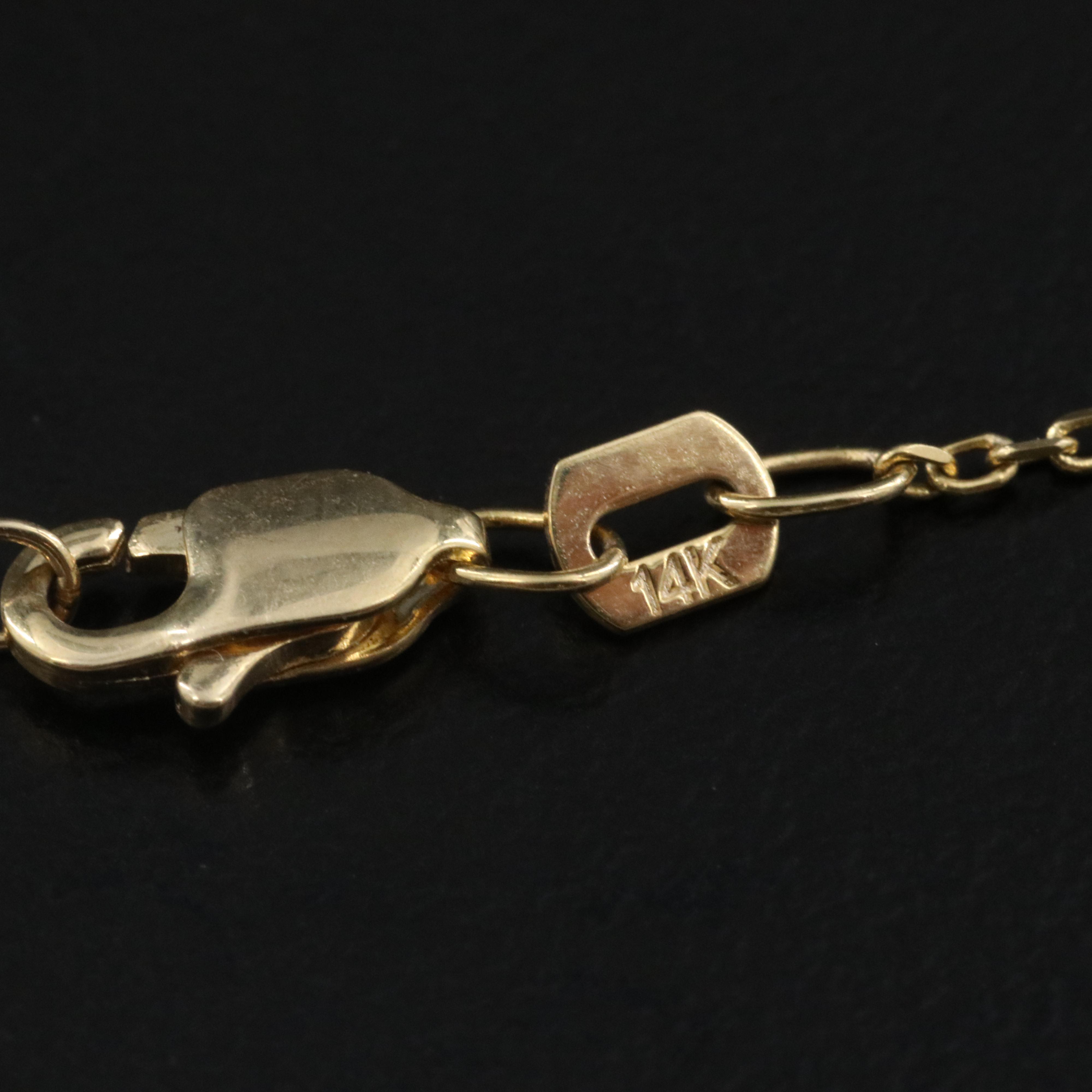 14K 0.70 CT Diamond Solitaire Necklace with Online GIA Report