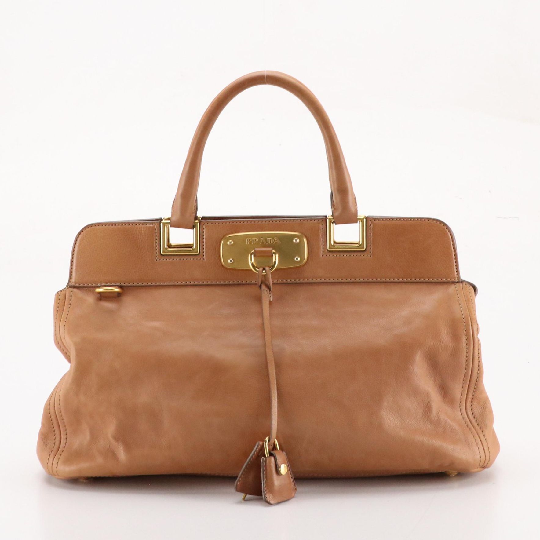 Prada Glace Calfskin Leather Two-Way Bag