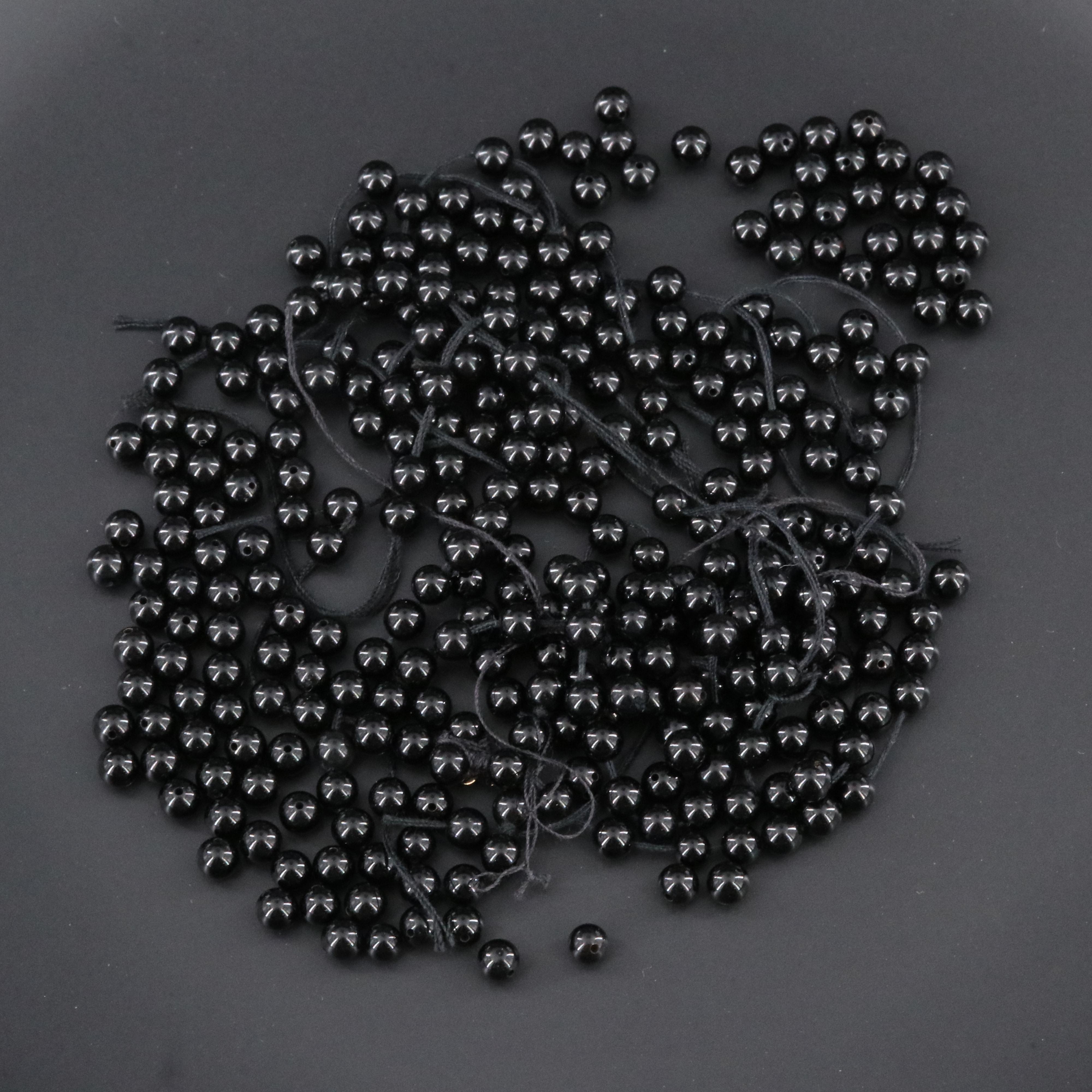 Loose Black Onyx Beads