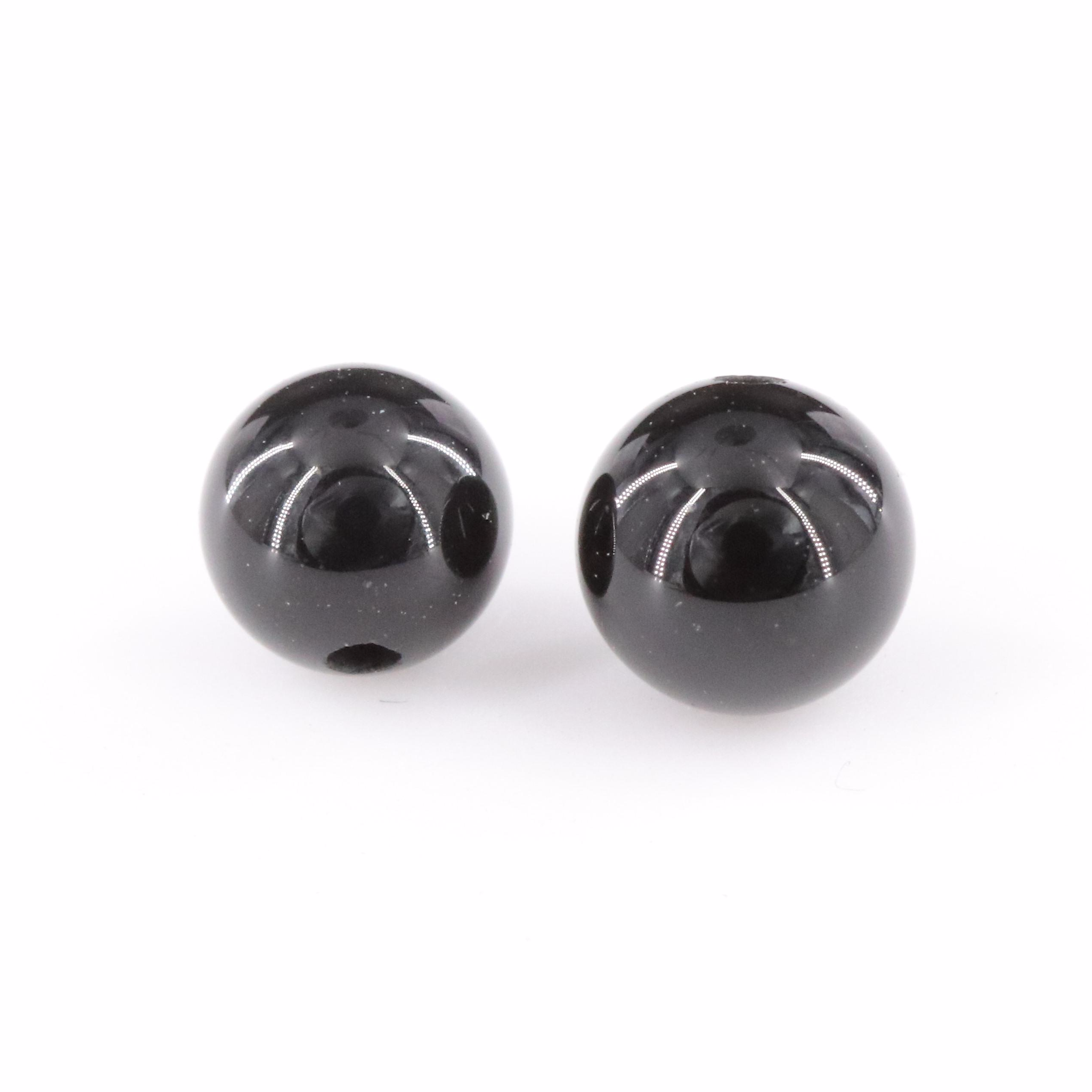 Loose Black Onyx Beads