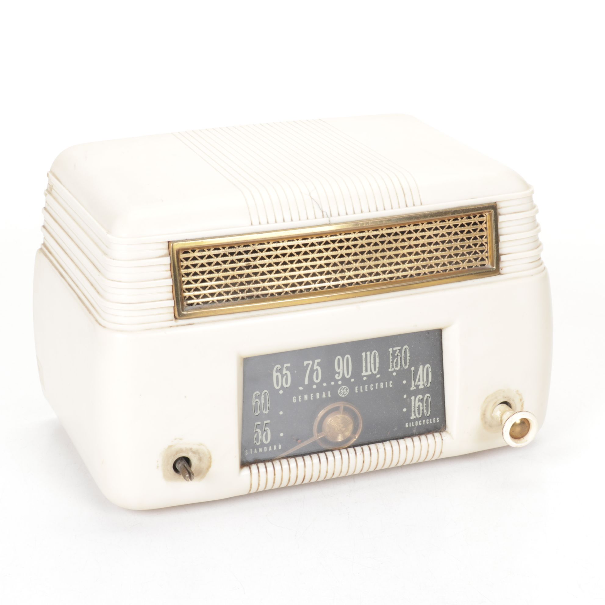 General Electric & Farnsworth Desktop AM/FM Radios, Mid-20th Century