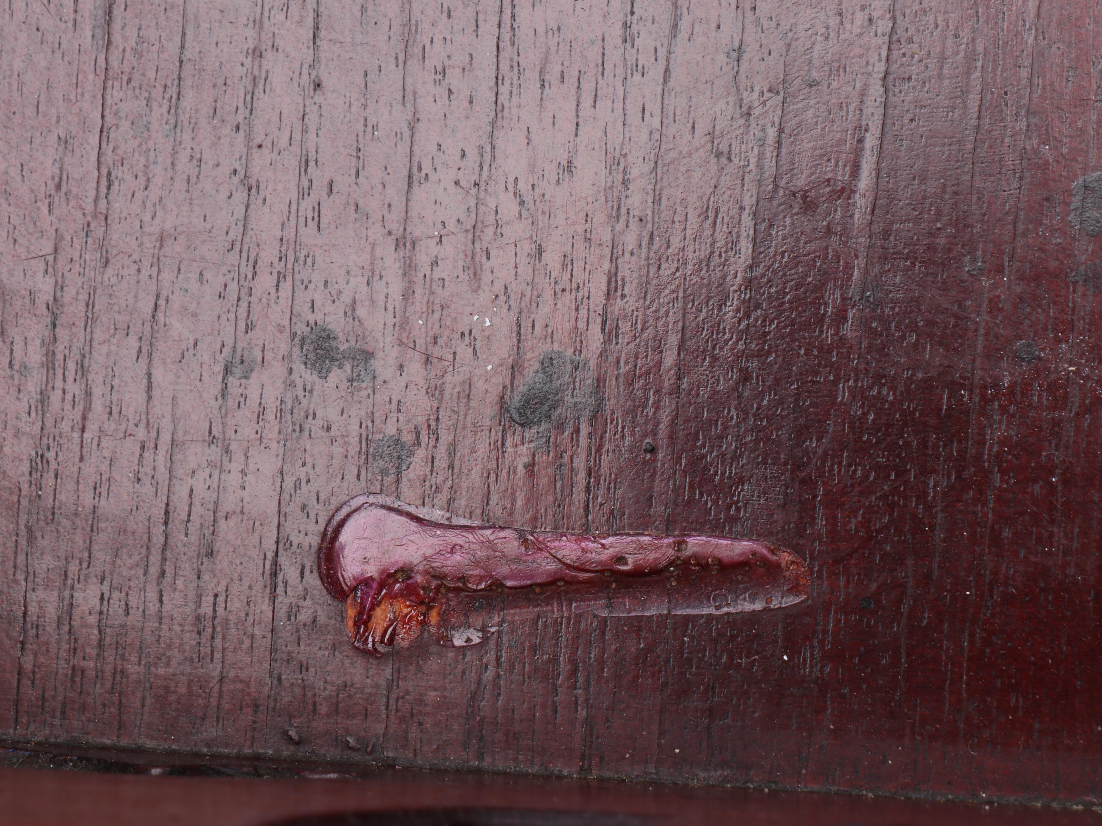 Black Forest Style Carved Wood Plant Stand