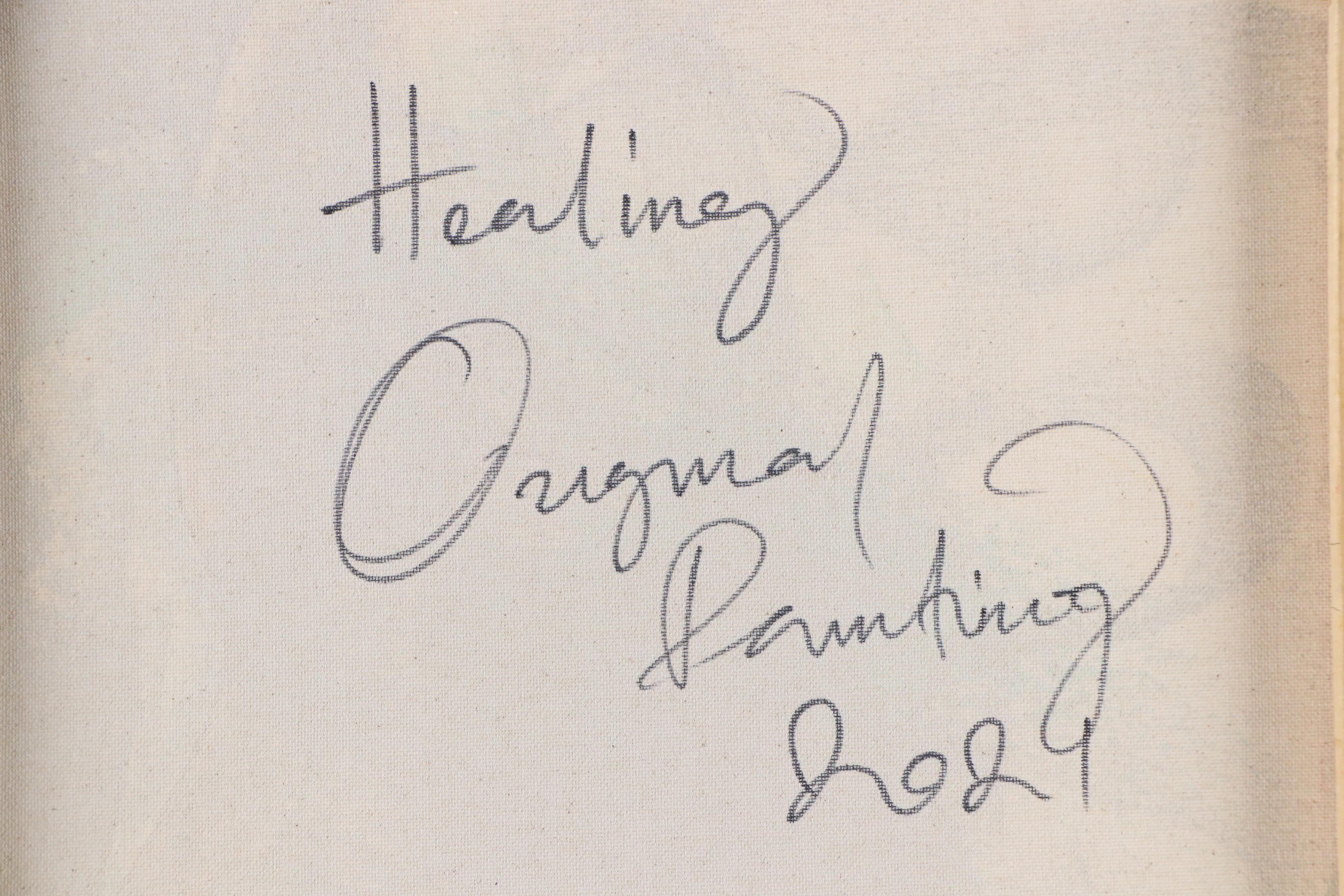 Abiola Idowu Abstract Portrait Mixed Media Painting "Healing," 2024