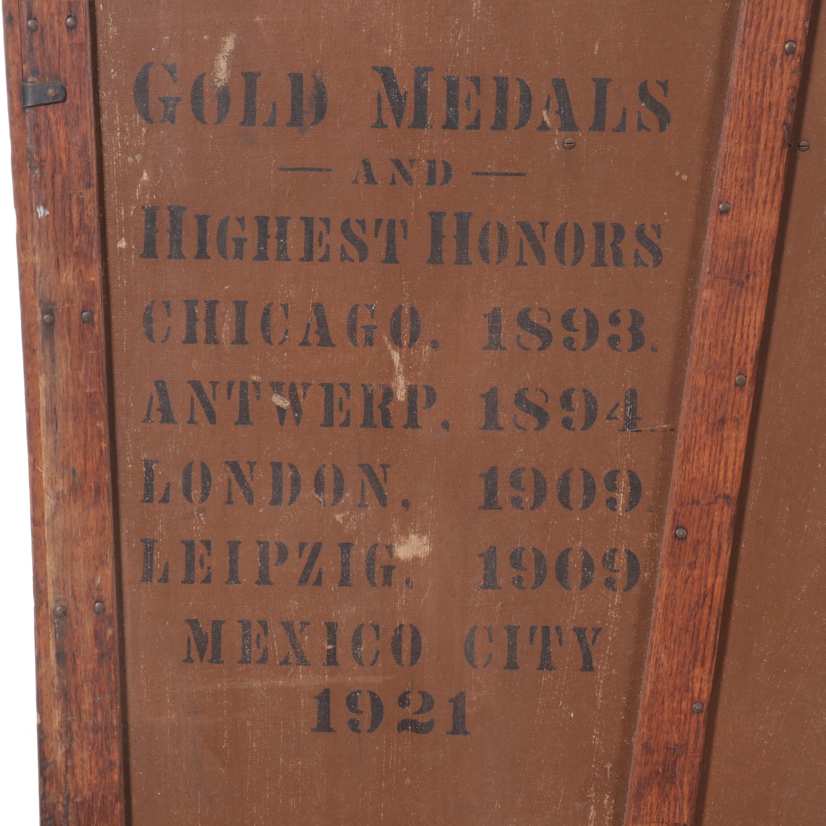 Lyon & Healy Inc. Harp Case, Late 19th/Early 20th Century