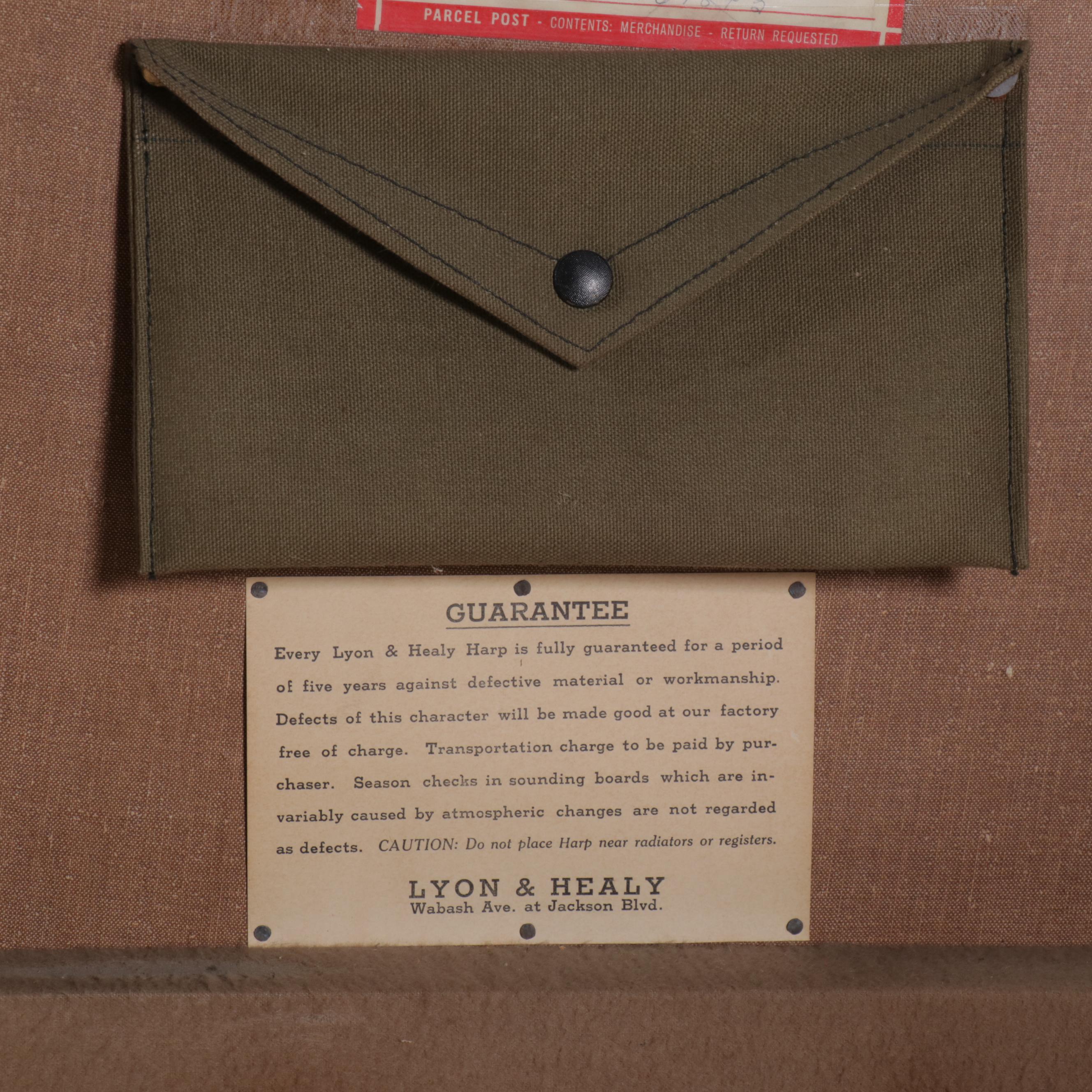 Lyon & Healy Inc. Harp Case, Late 19th/Early 20th Century