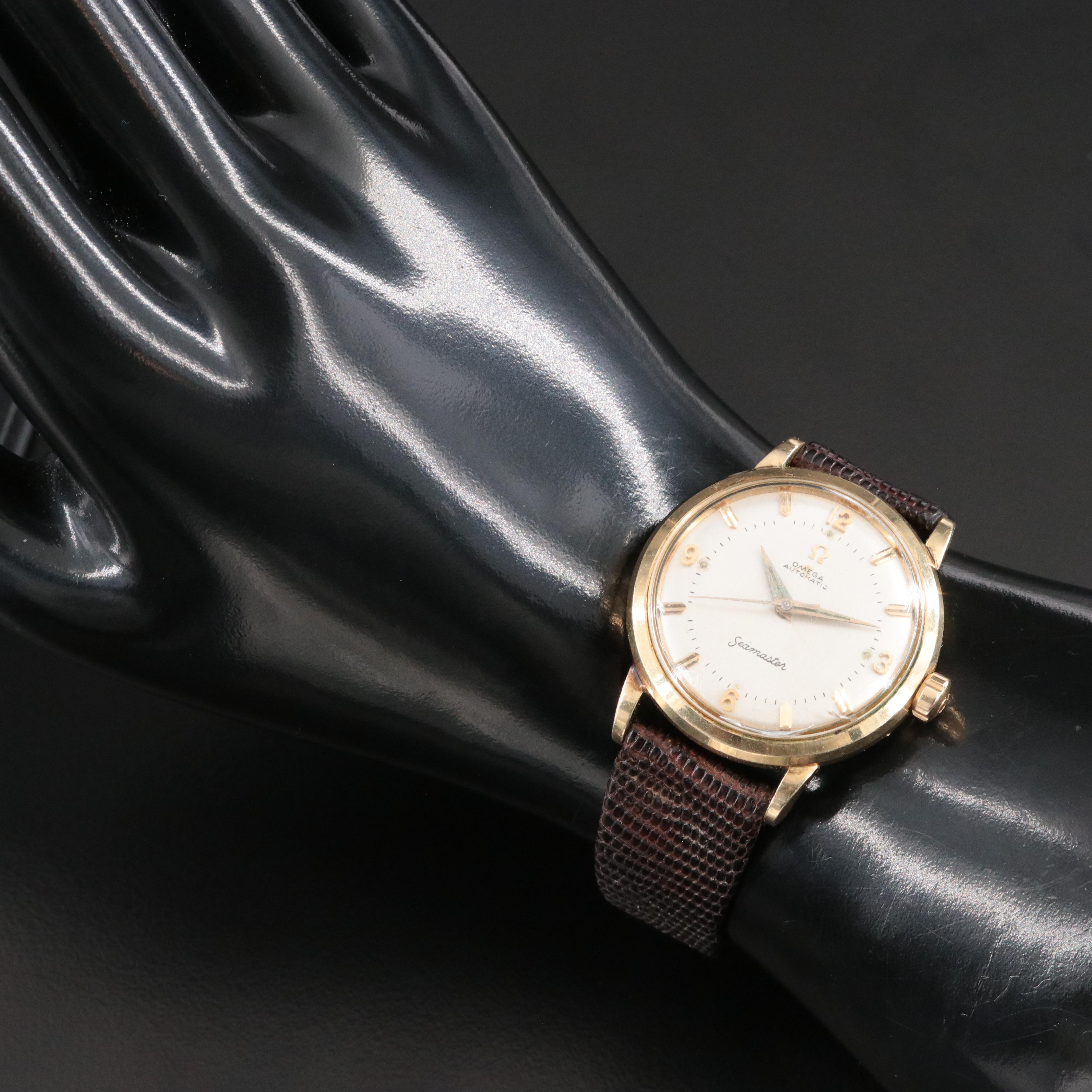 1956 Omega Seamaster Gold Filled Automatic Watch