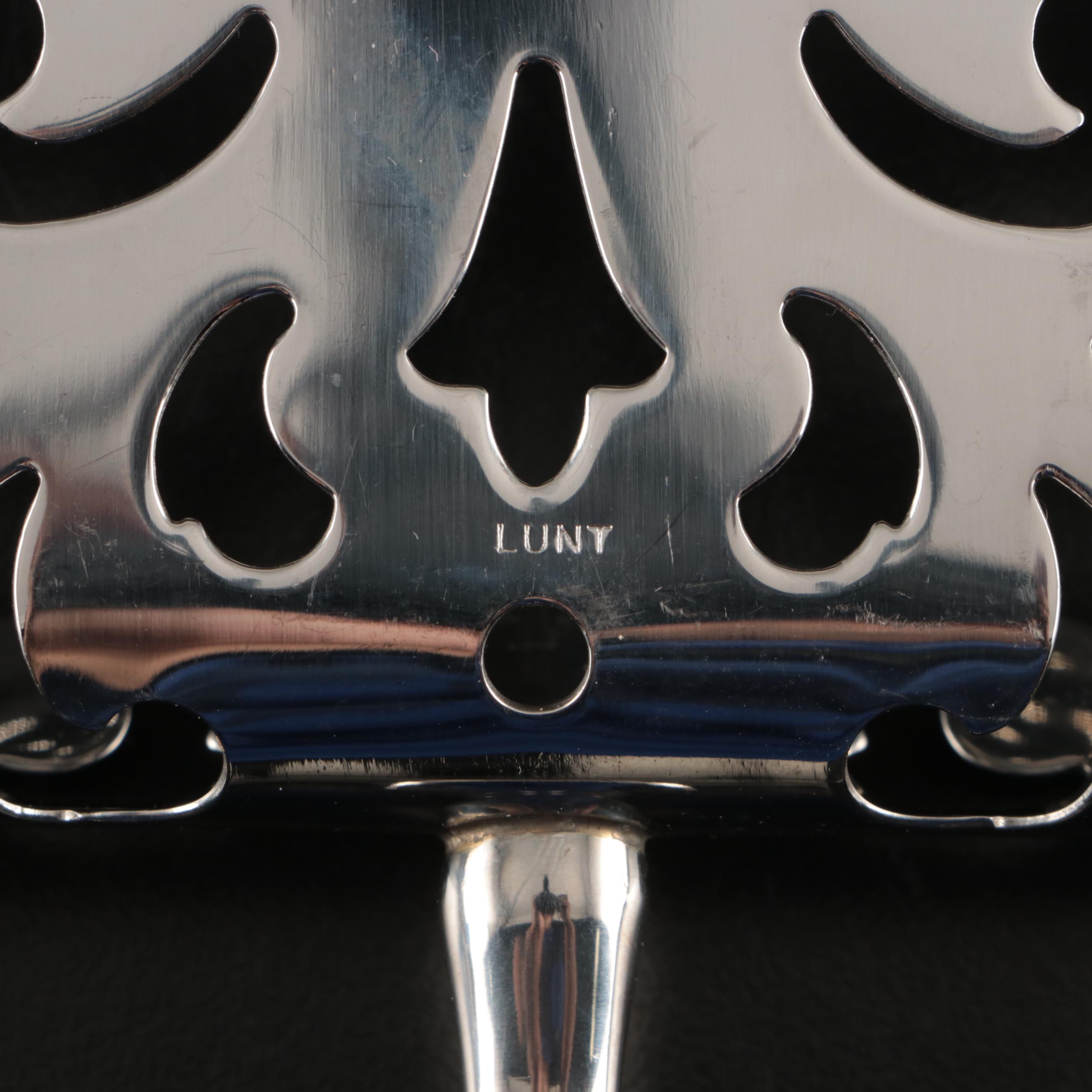 Art Nouveau Style Lunt Sterling Silver Asparagus Server