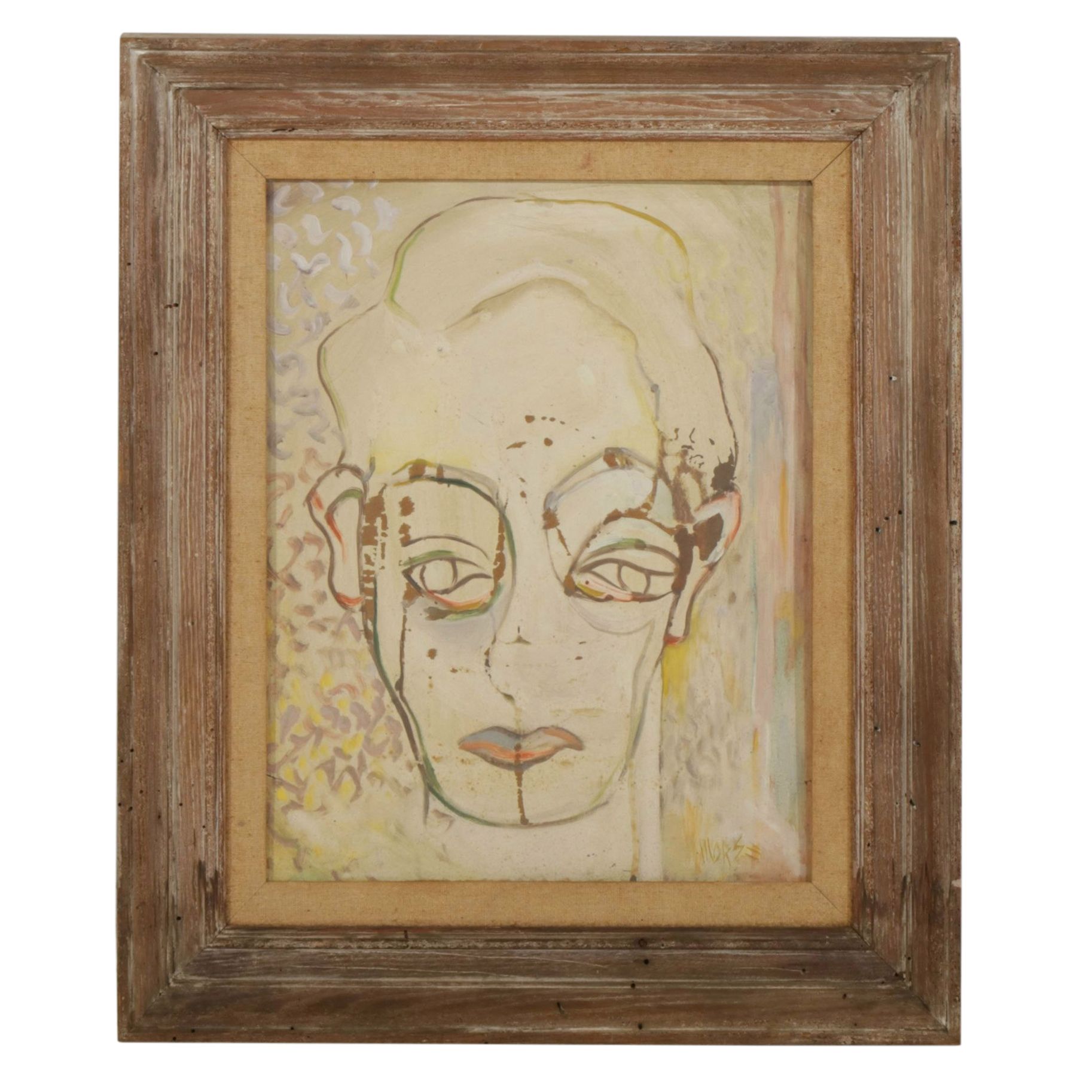 John Boit Morse Stylized Portrait of Man