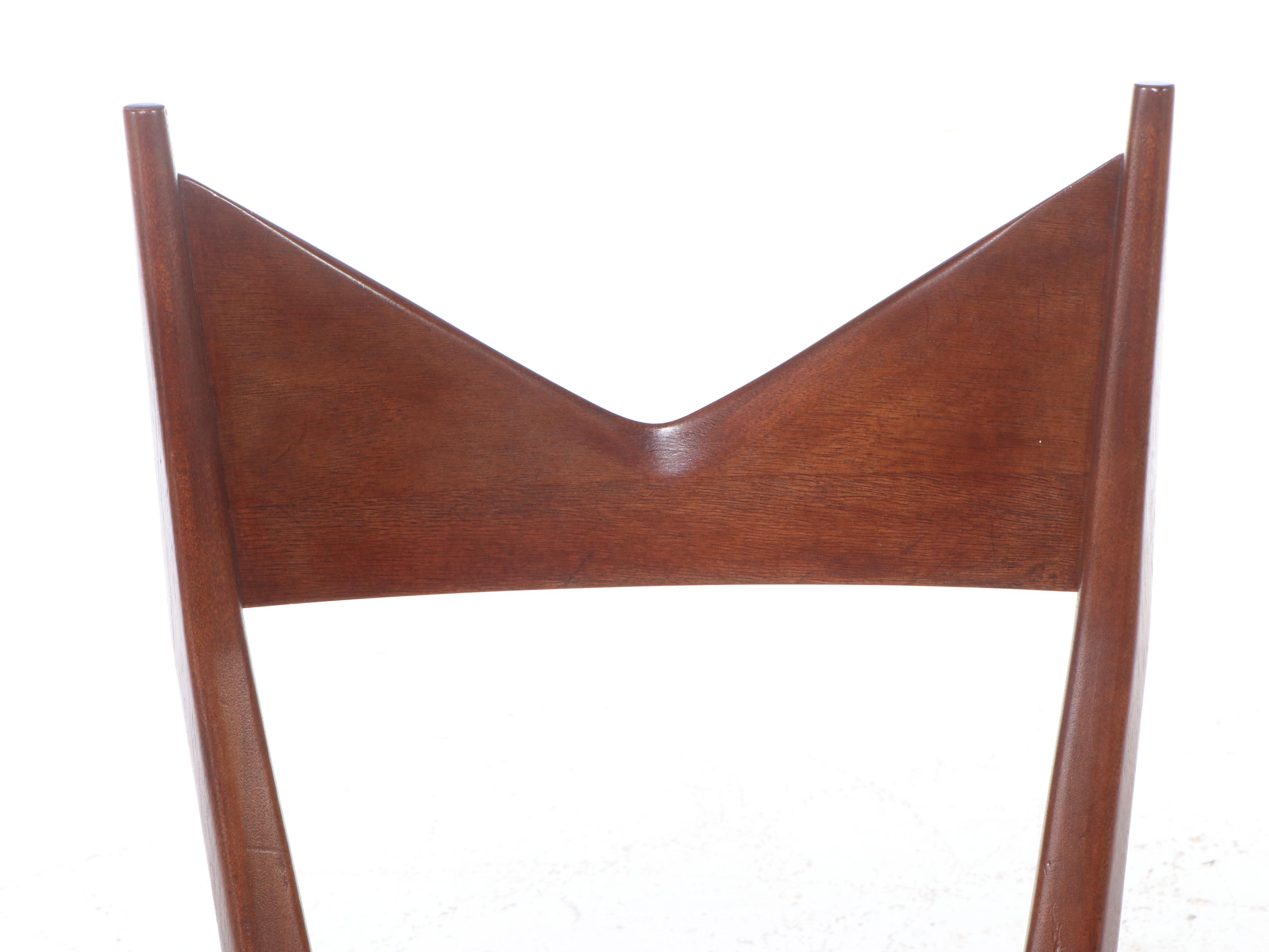 Paul McCobb for Directional Mid Century Modern Mahogany Side Chair