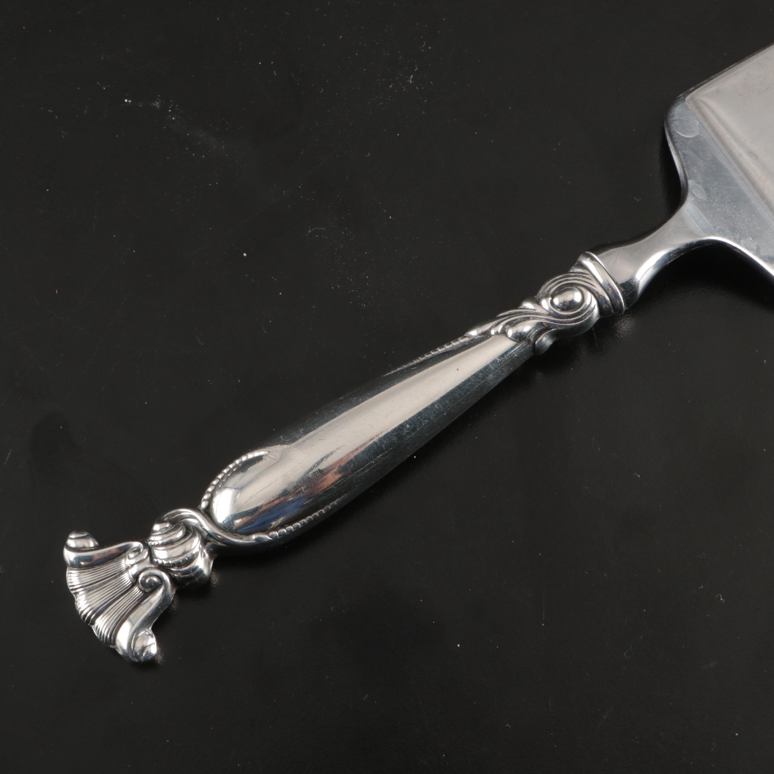 Wallace "Romance of the Sea" Sterling Silver Handled Pie Server