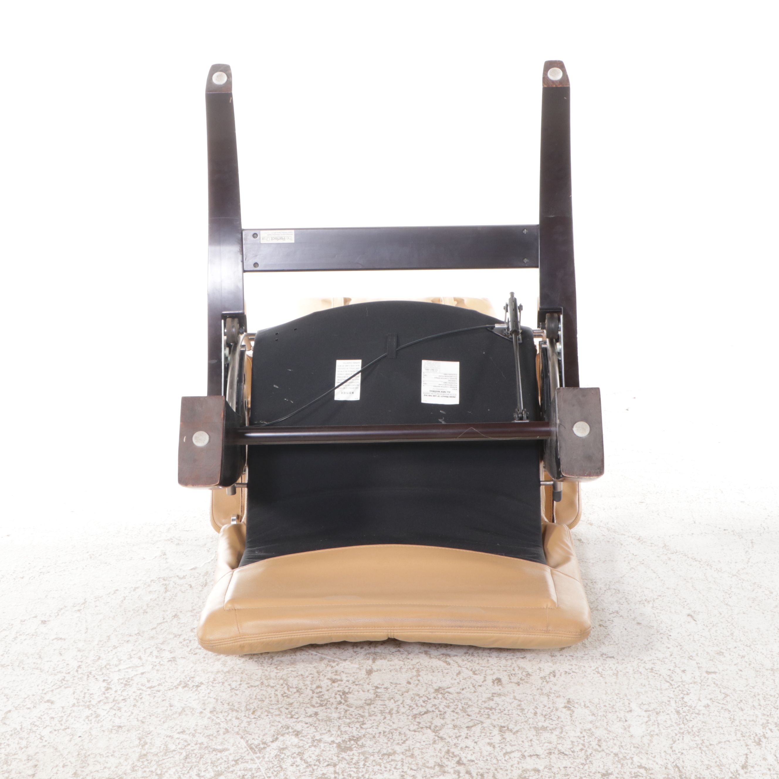 Interactive Health "The Perfect Chair" Upholstered Wood Recliner