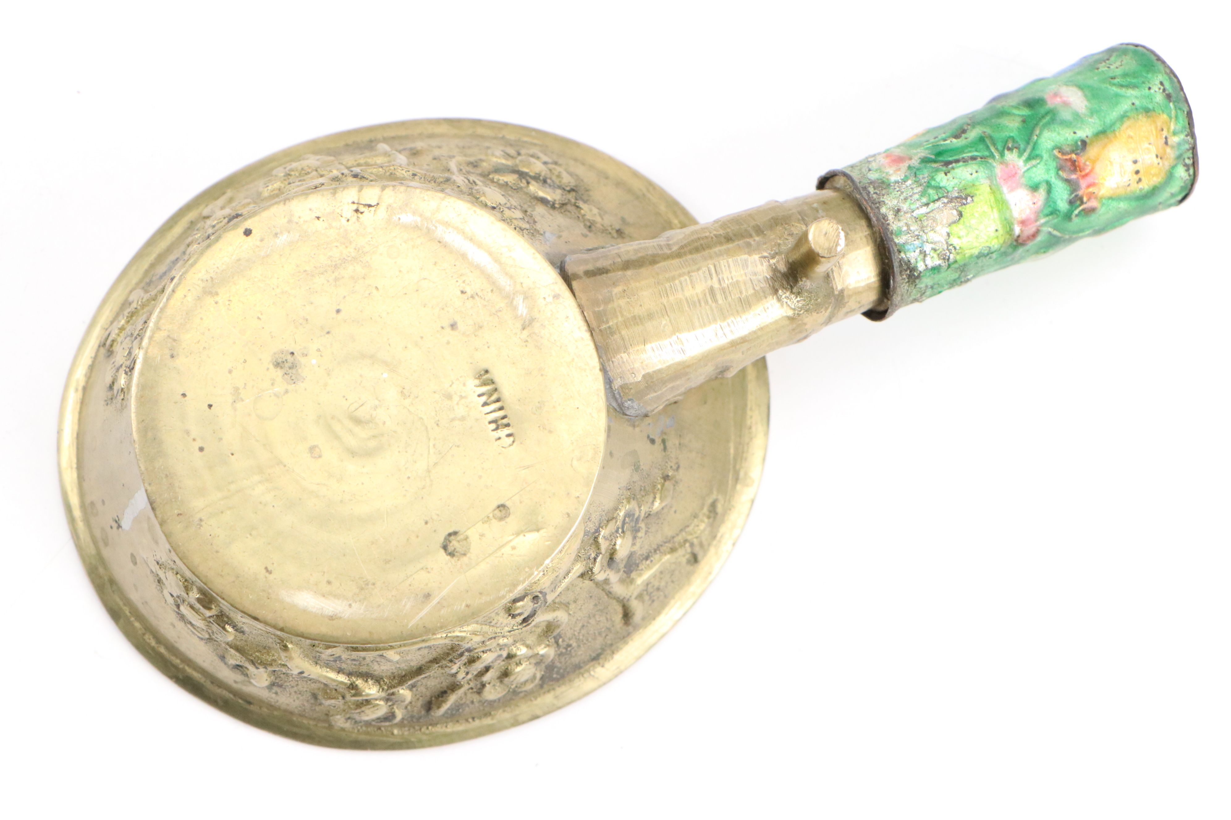 Chinese Cloisonné Silk Iron with Other Enameled Metal Jars, Boxes and More