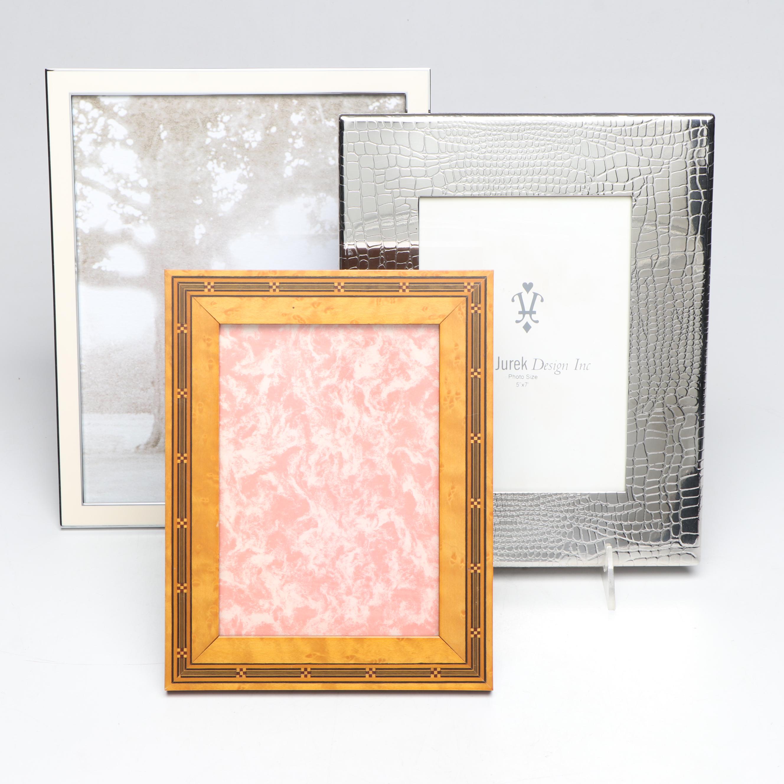 Monica Rich Kosann Metal and Enamel Frame with Other Metal and Wood Frames