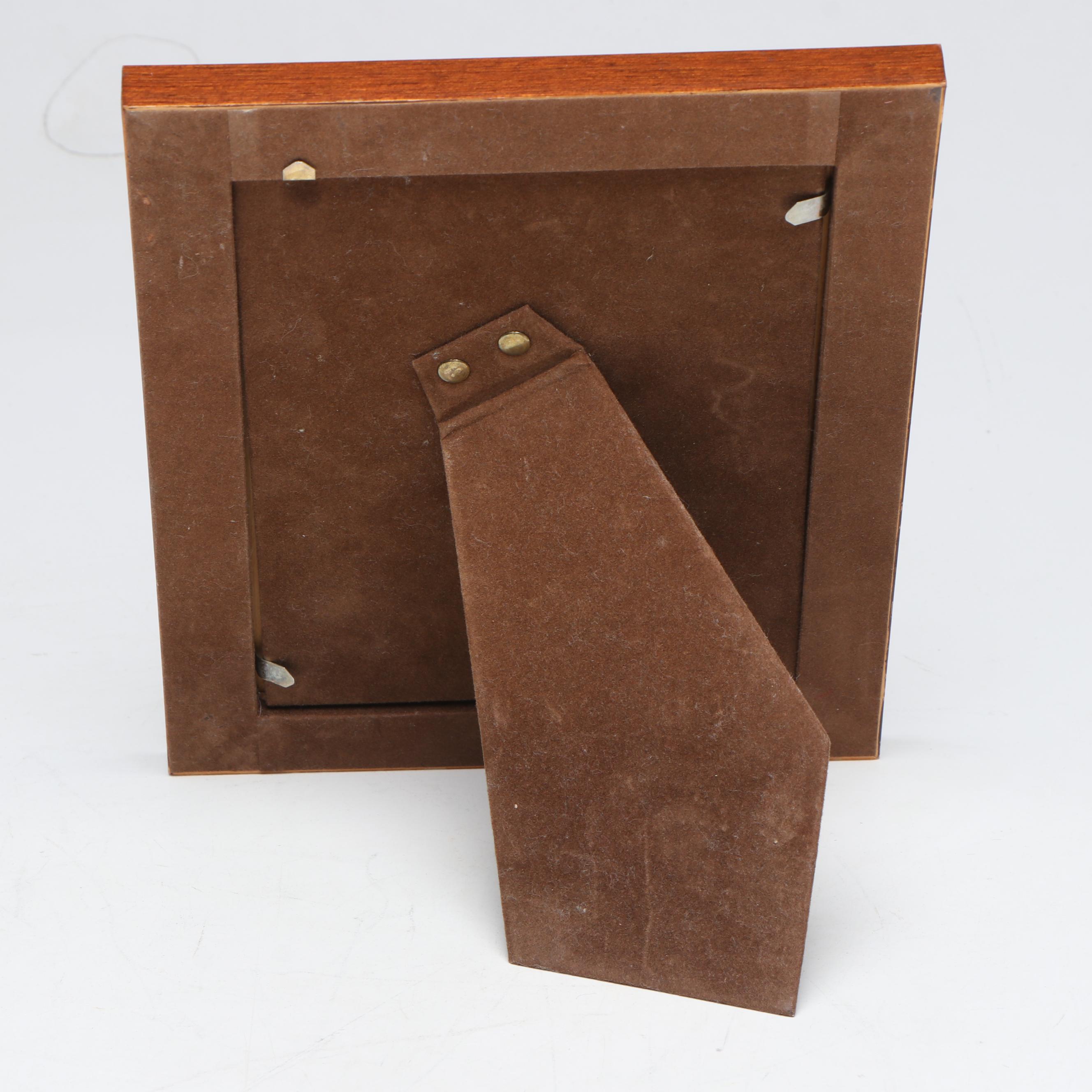 Monica Rich Kosann Metal and Enamel Frame with Other Metal and Wood Frames