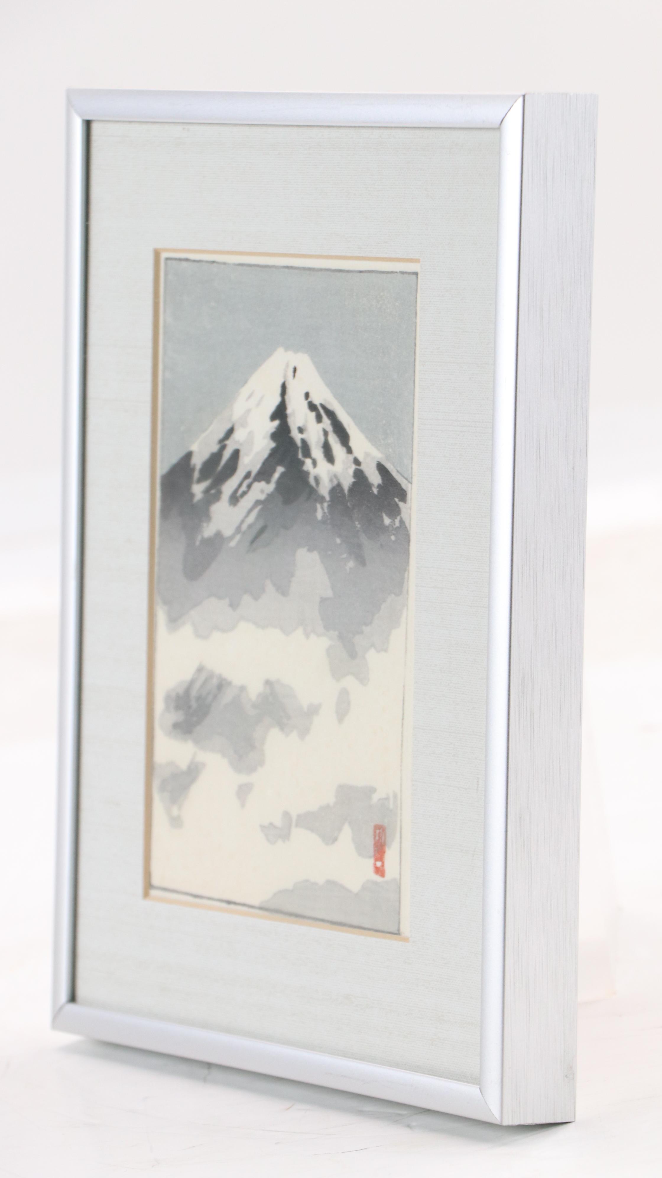 Japanese Ukiyo-e Woodblock of Mt. Fuji
