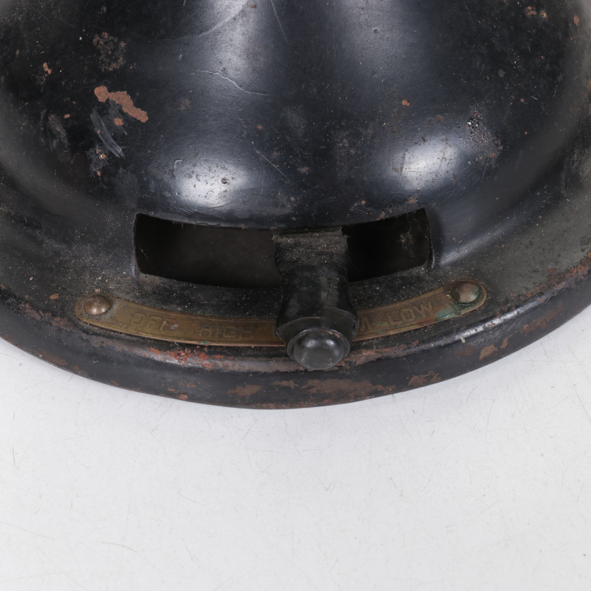 Robbins & Myers & GE Industrial Style Cast Metal Cage Desk Fans