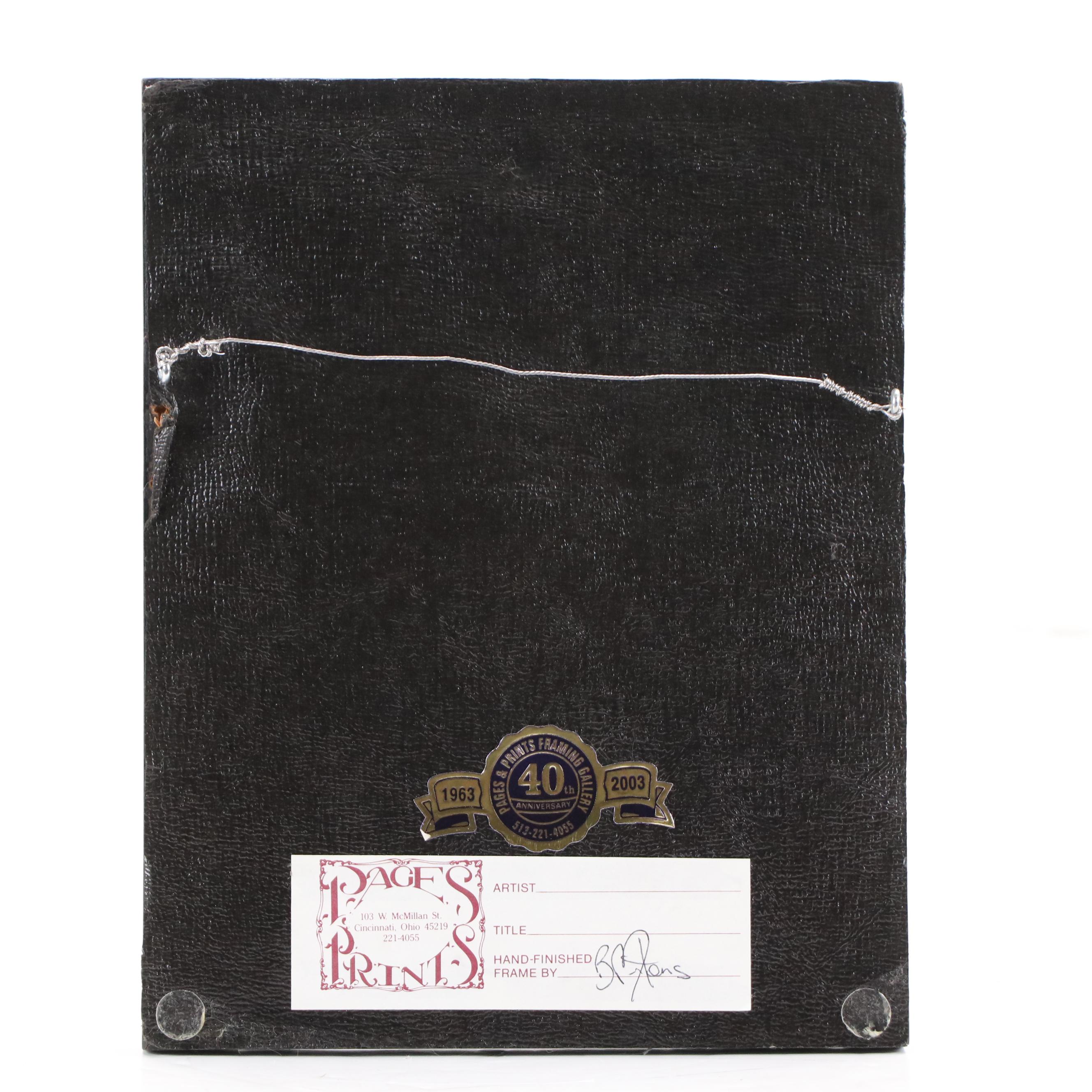 Silhouette Ink Drawing of Children