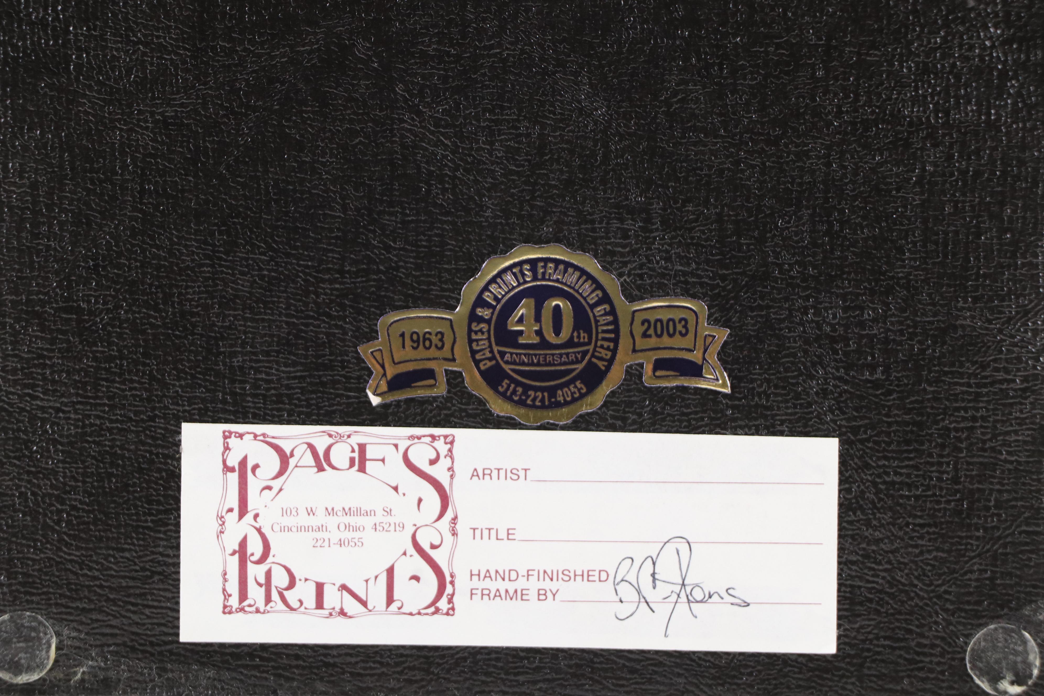 Silhouette Ink Drawing of Children