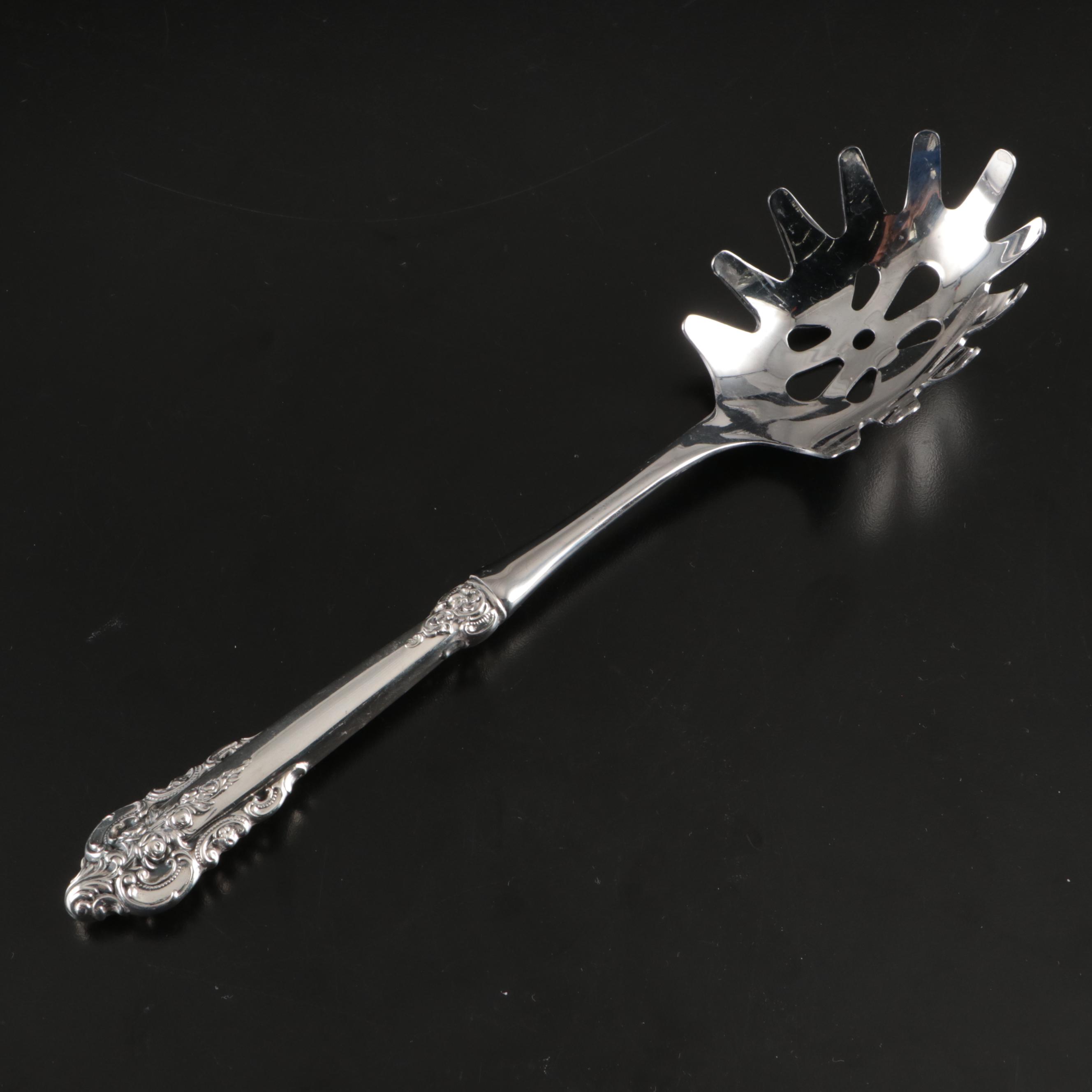 Wallace "Grand Baroque" Sterling Silver Handled Serving Utensils