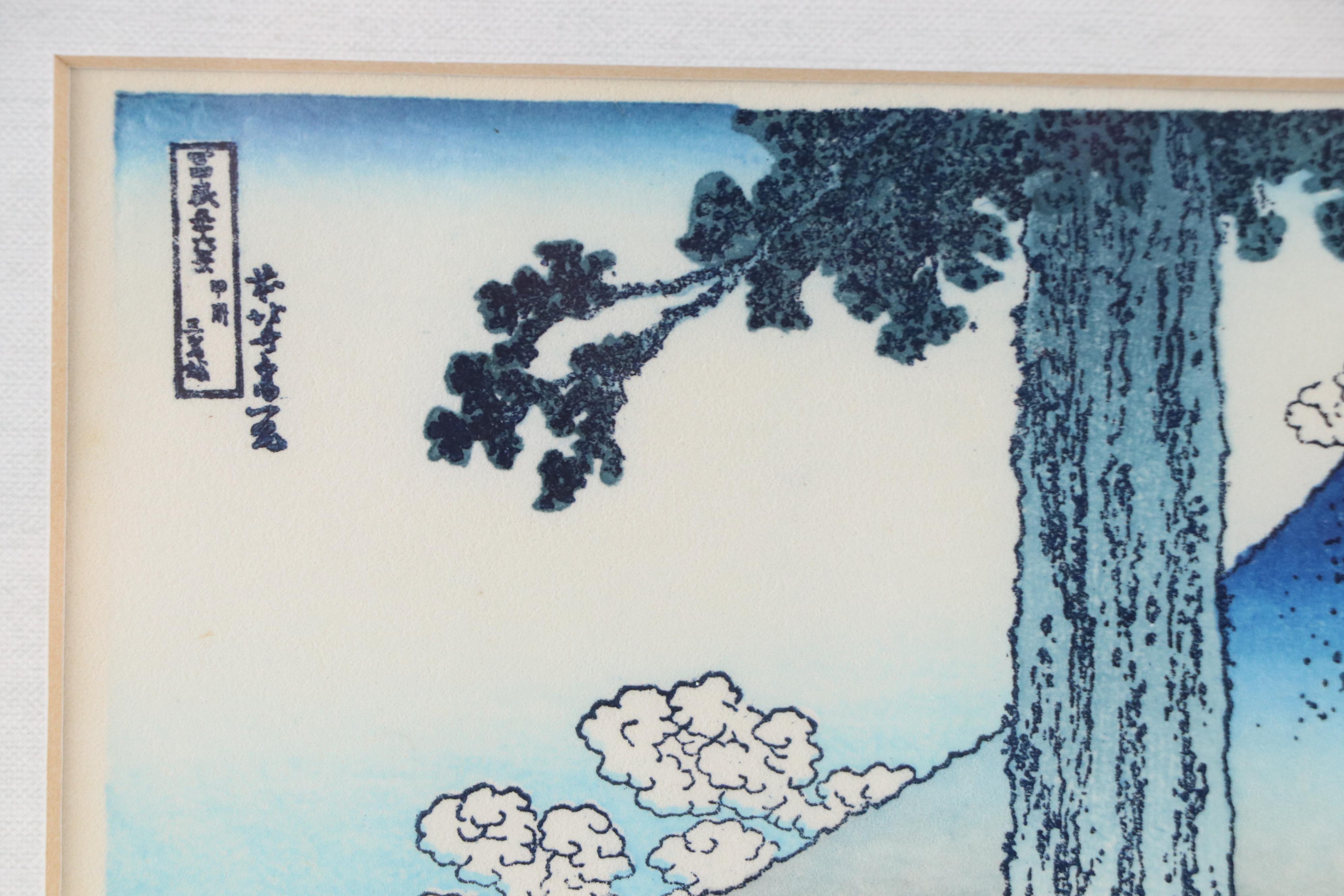 Japanese Landscape Woodblocks After Utagawa Hiroshige and Katsushika Hokusai