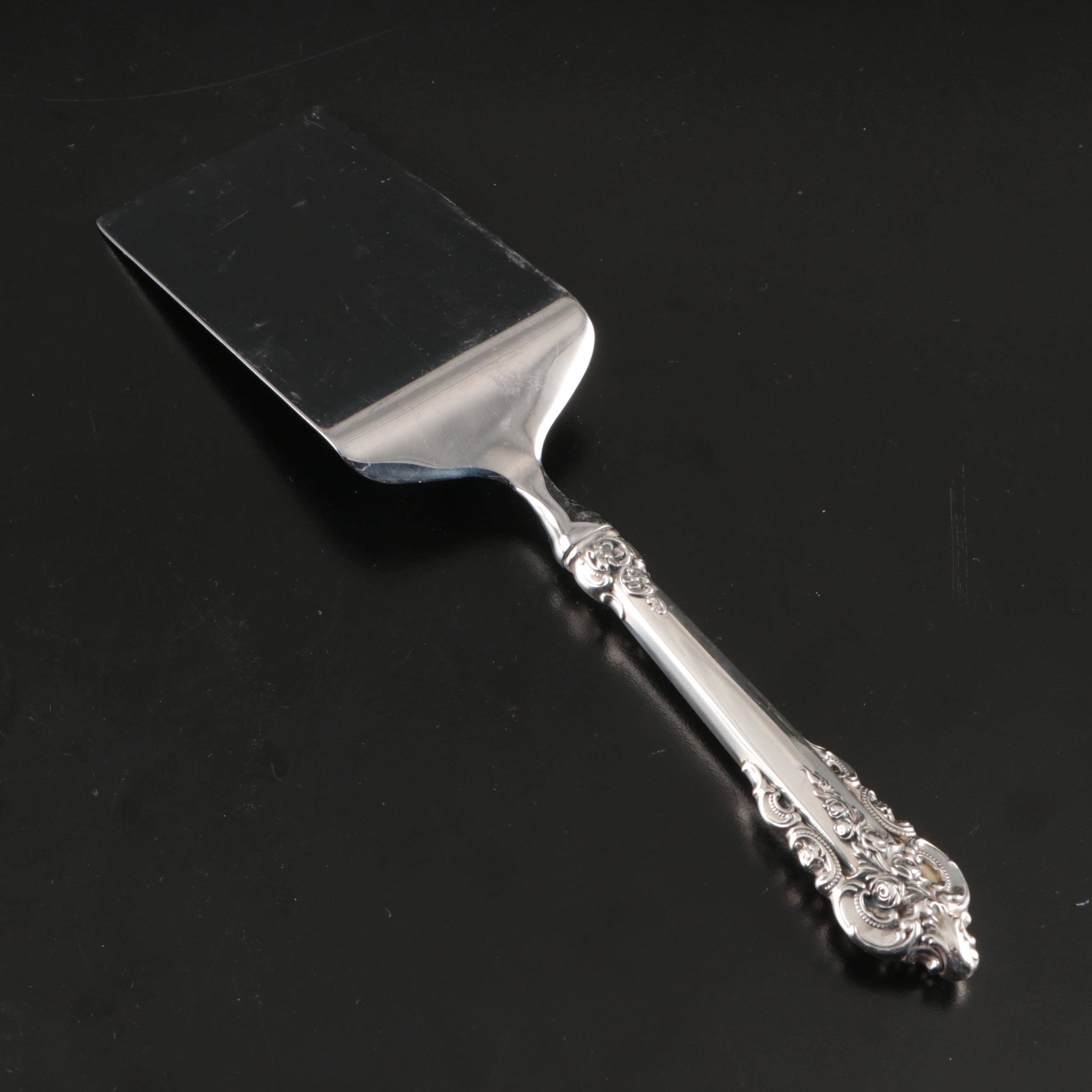 Wallace "Grand Baroque" Sterling Silver Handled Serving Utensils