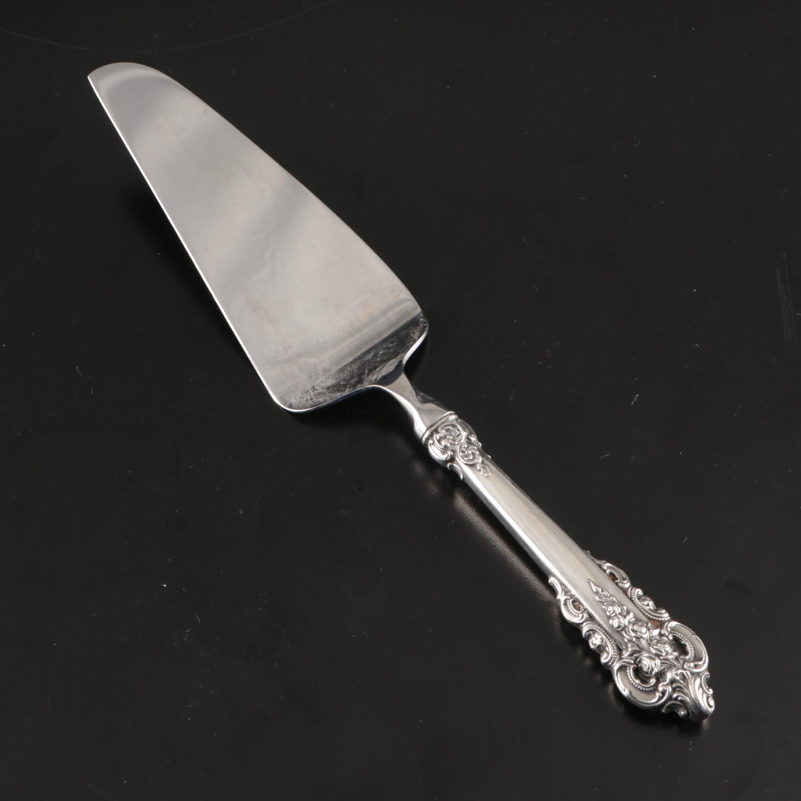 Wallace "Grand Baroque" Sterling Silver Handled Serving Utensils