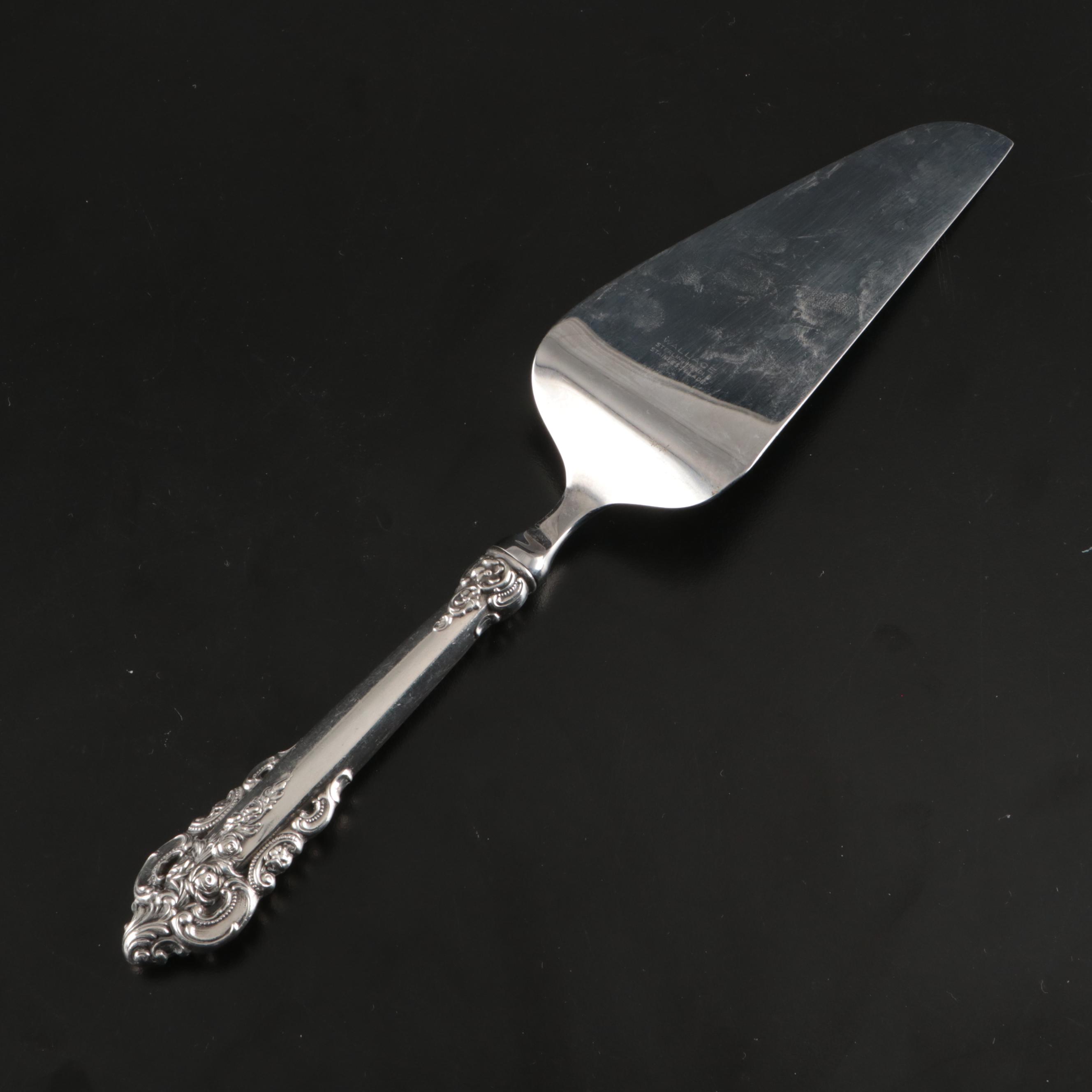 Wallace "Grand Baroque" Sterling Silver Handled Serving Utensils