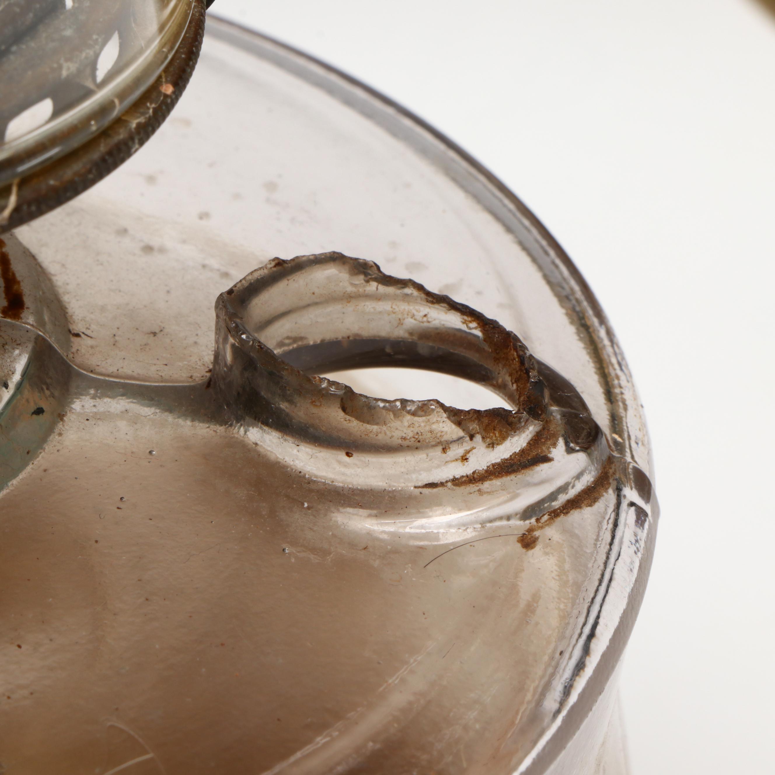 Victorian Style Brass and Glass Oil Lamps, Some Adapted