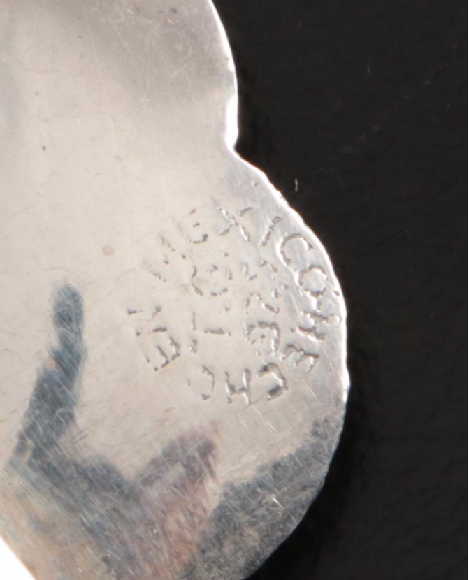 Mexican Sterling Silver Leaf Iced Tea Spoons