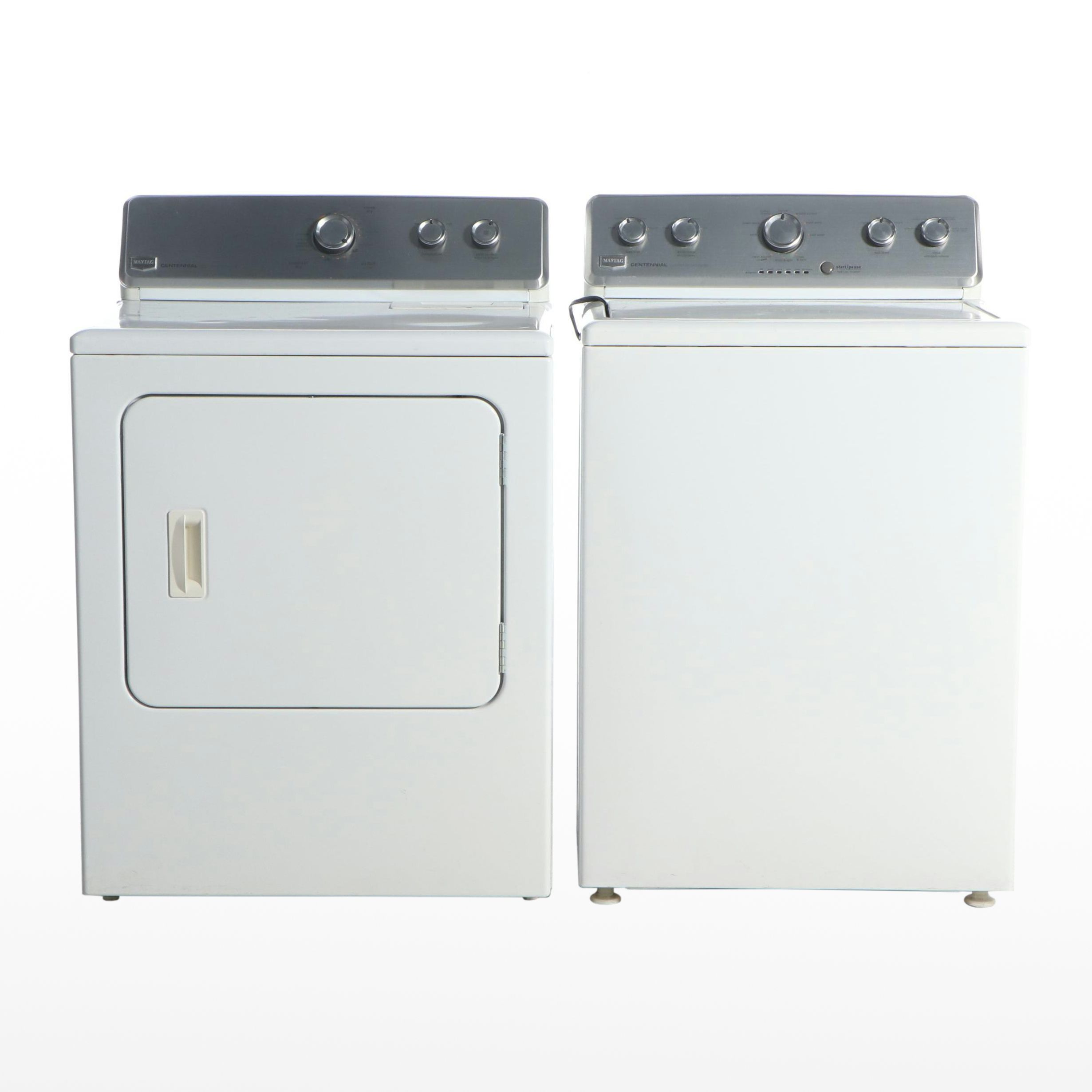 Maytag Centennial White Top Load Washer and Standard Dryer