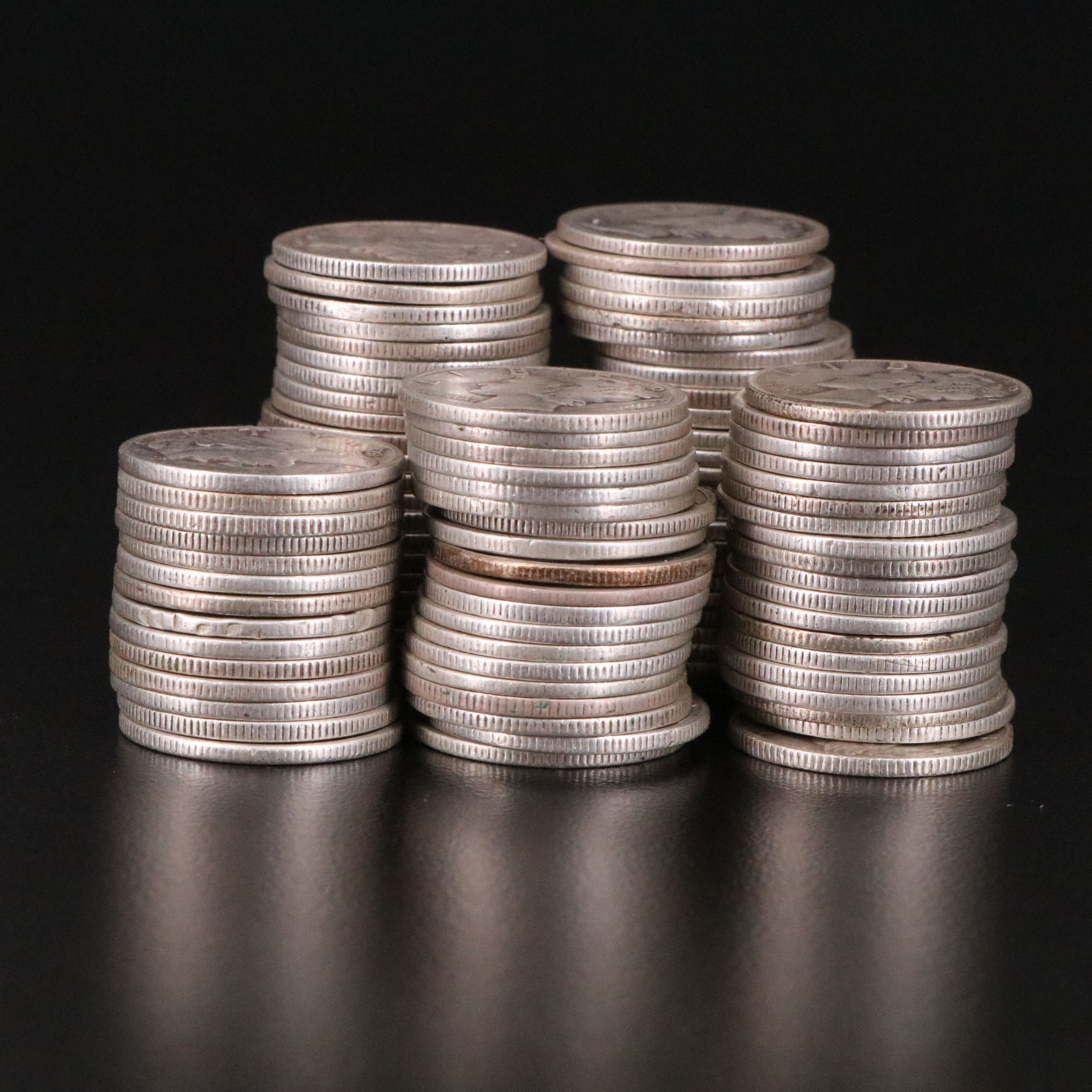 100 Mercury Silver Dimes