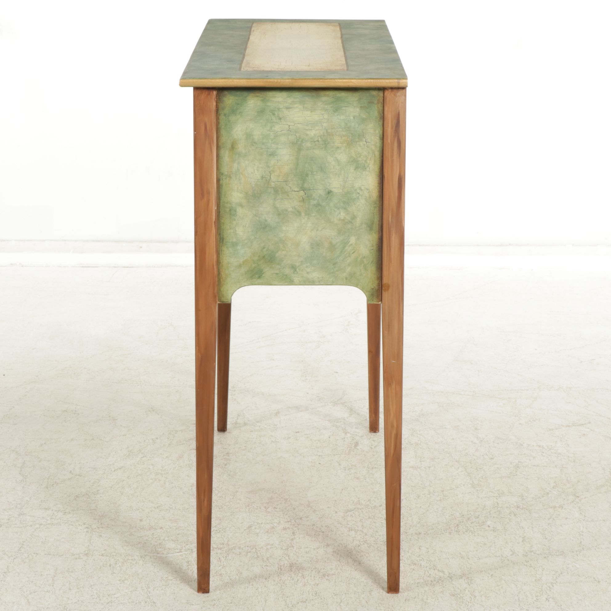 Habersham Plantation Hand Painted Sideboard with Cracked Paint Finish