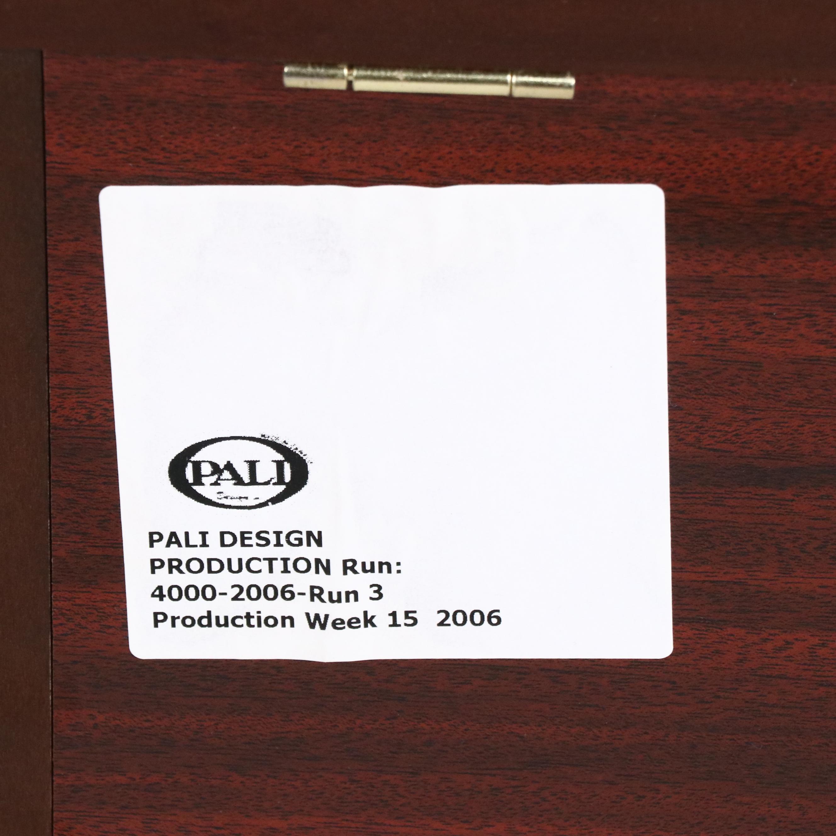 Pali Design Mahogany Finish Wood Blanket Chest