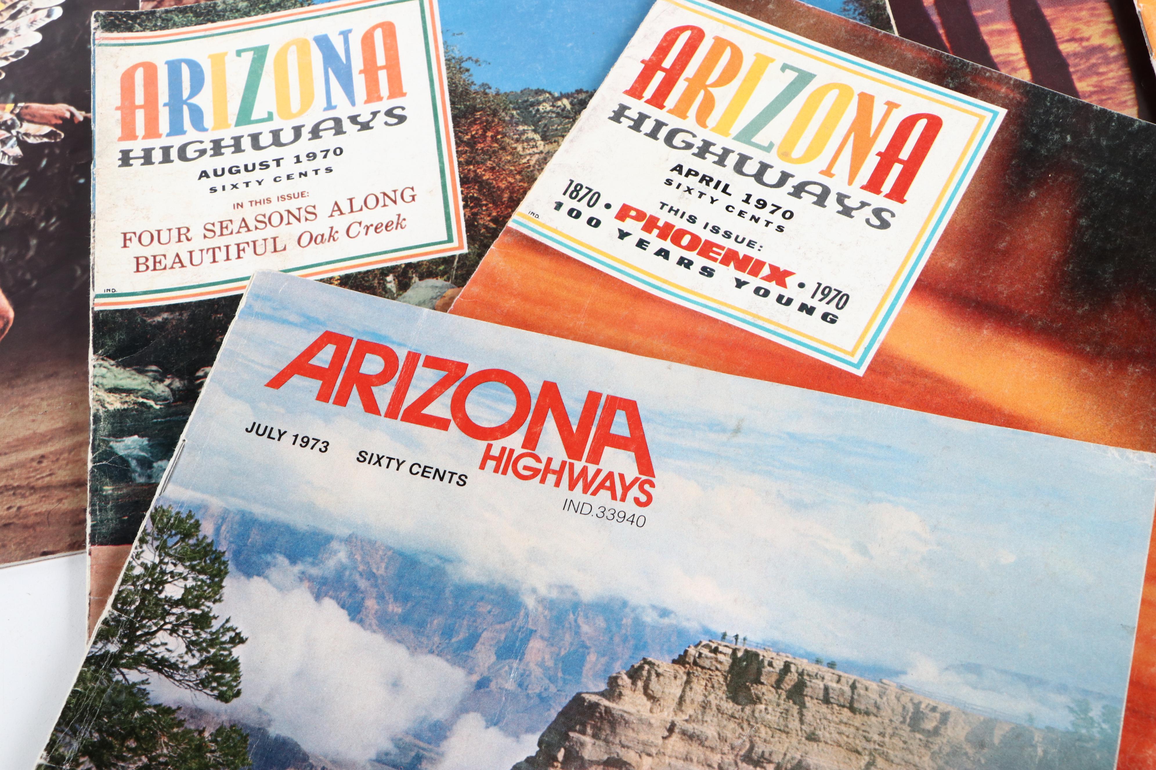 "Arizona Highways" with Other Vintage Southwest and Indigenous Magazines