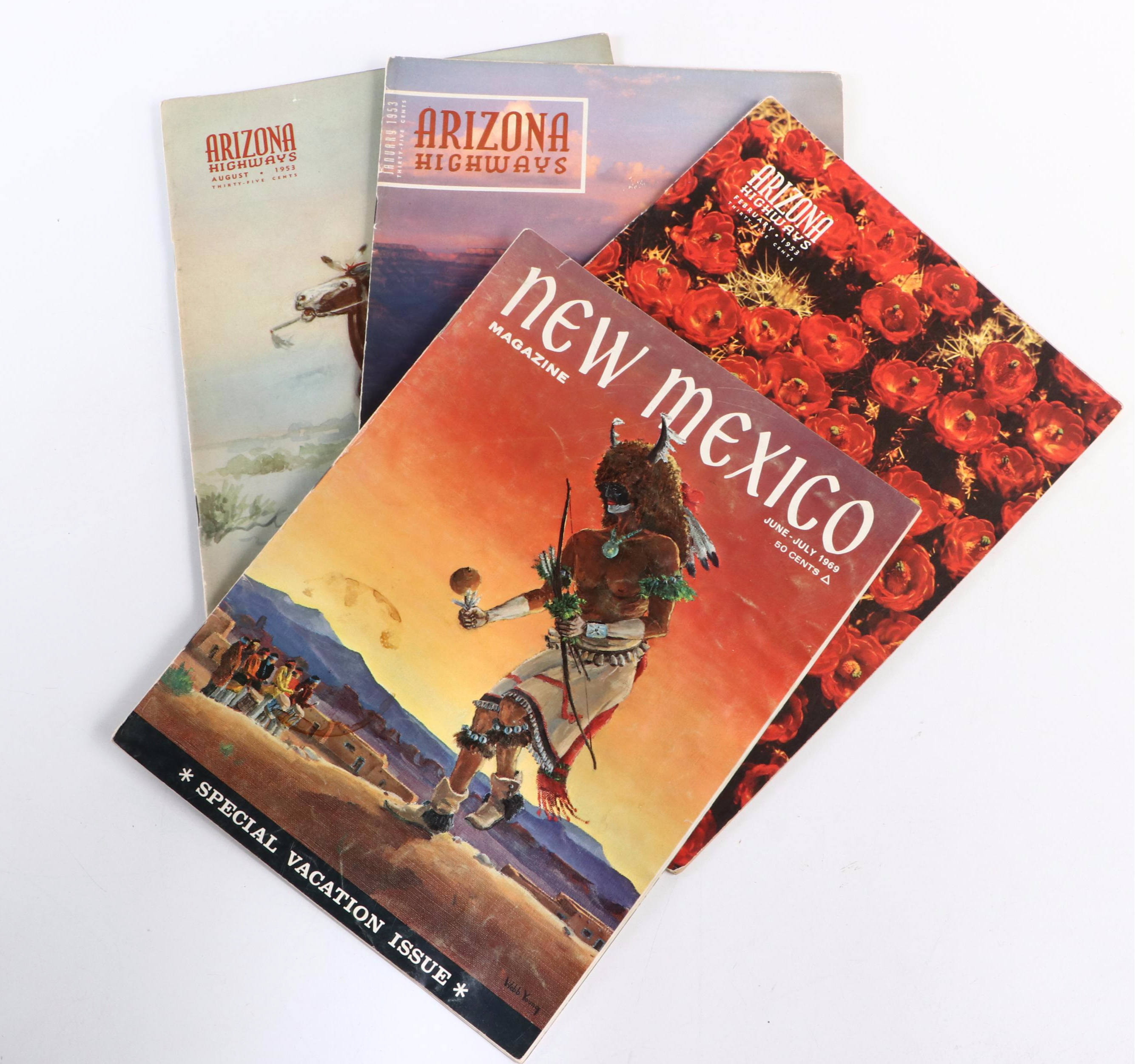 "Arizona Highways" with Other Vintage Southwest and Indigenous Magazines