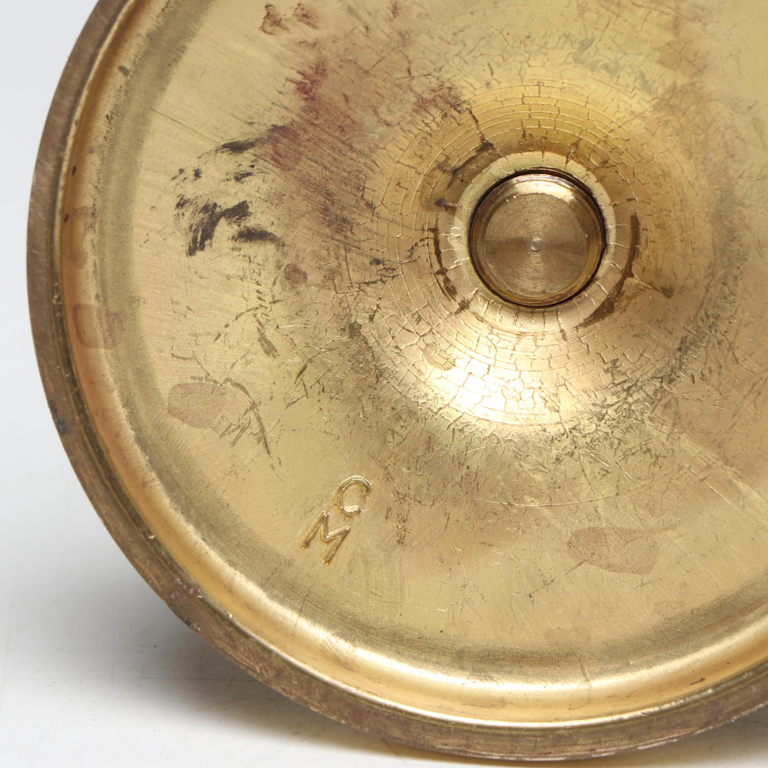 Virginia Metalcrafters and Other Brass Candlesticks with Brass Figurines