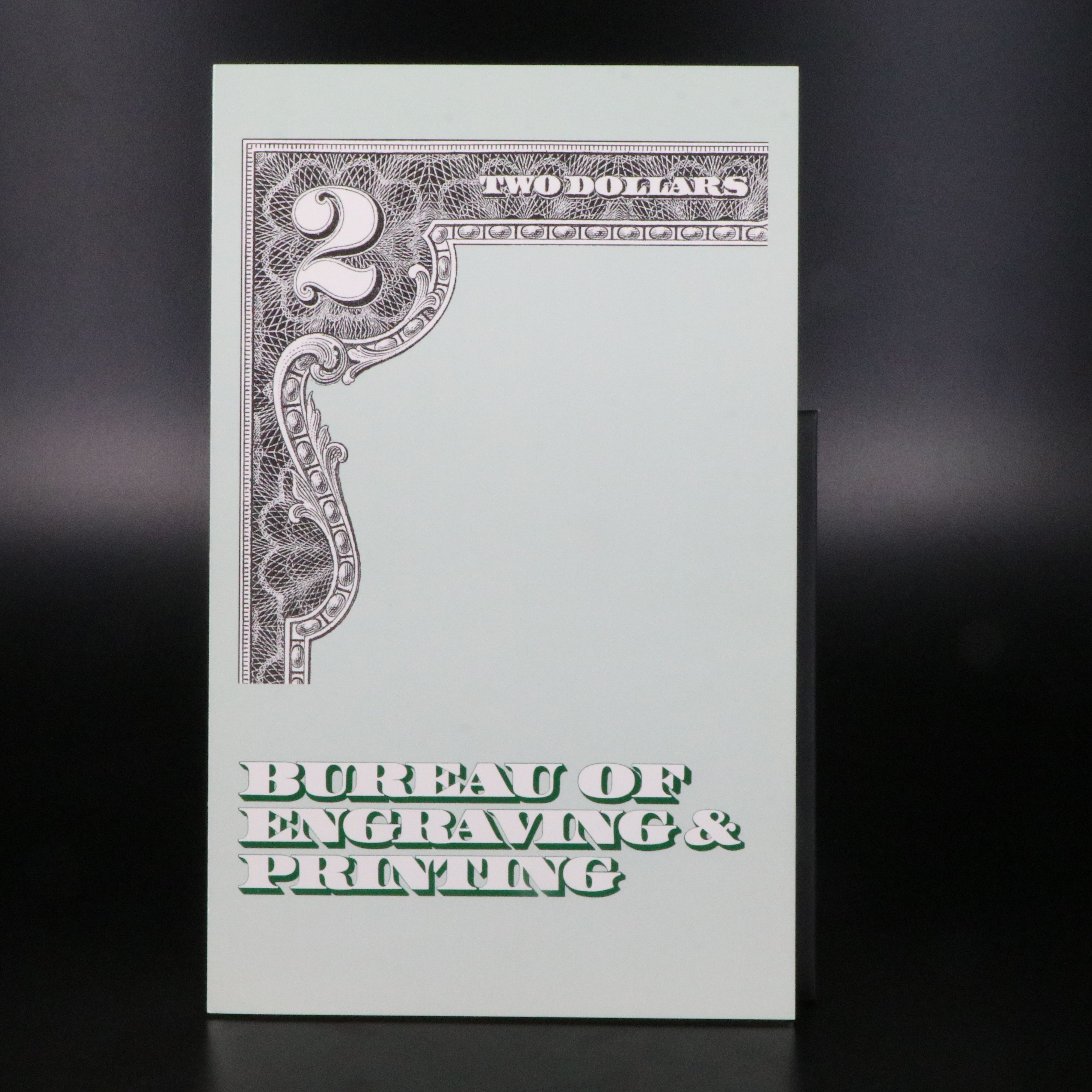 Uncut Sheet of Four 1995 $2 U.S.Federal Reserve Notes