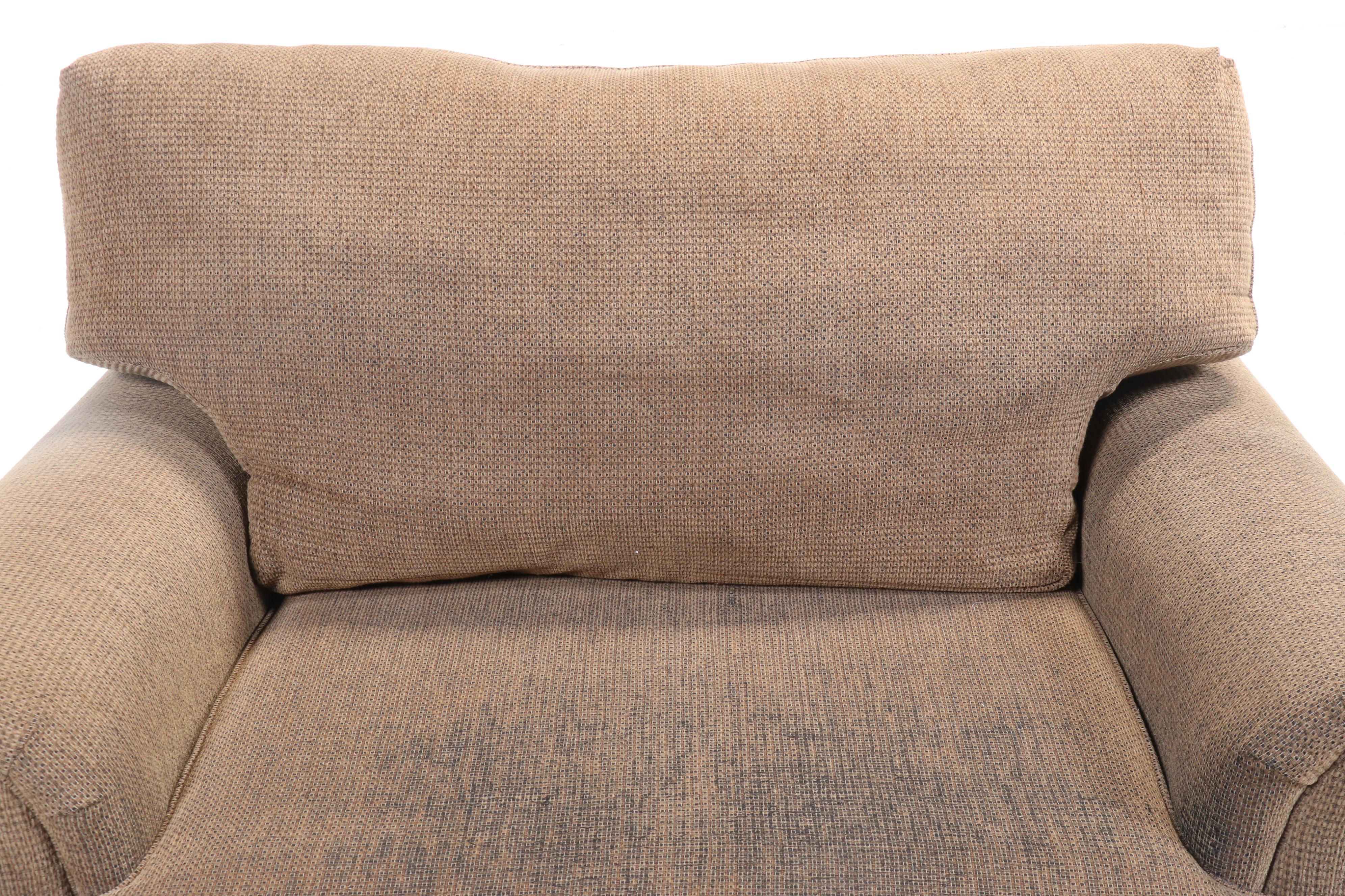 Century Furniture Chenille Upholstered Oversized Armchair