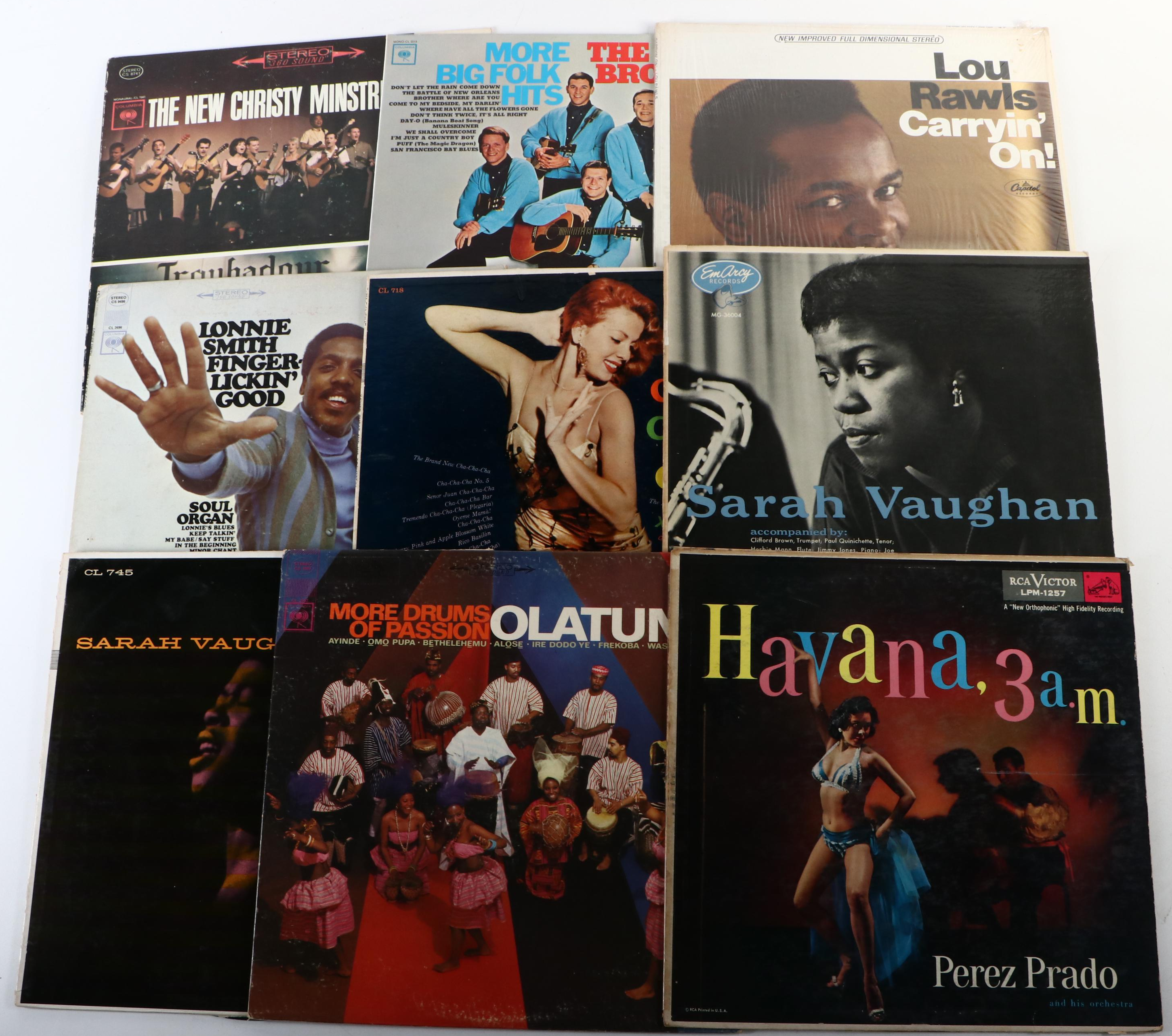 Sarah Vaughan, Harry Belafonte, Peter Nero and More Vinyl Record Albums