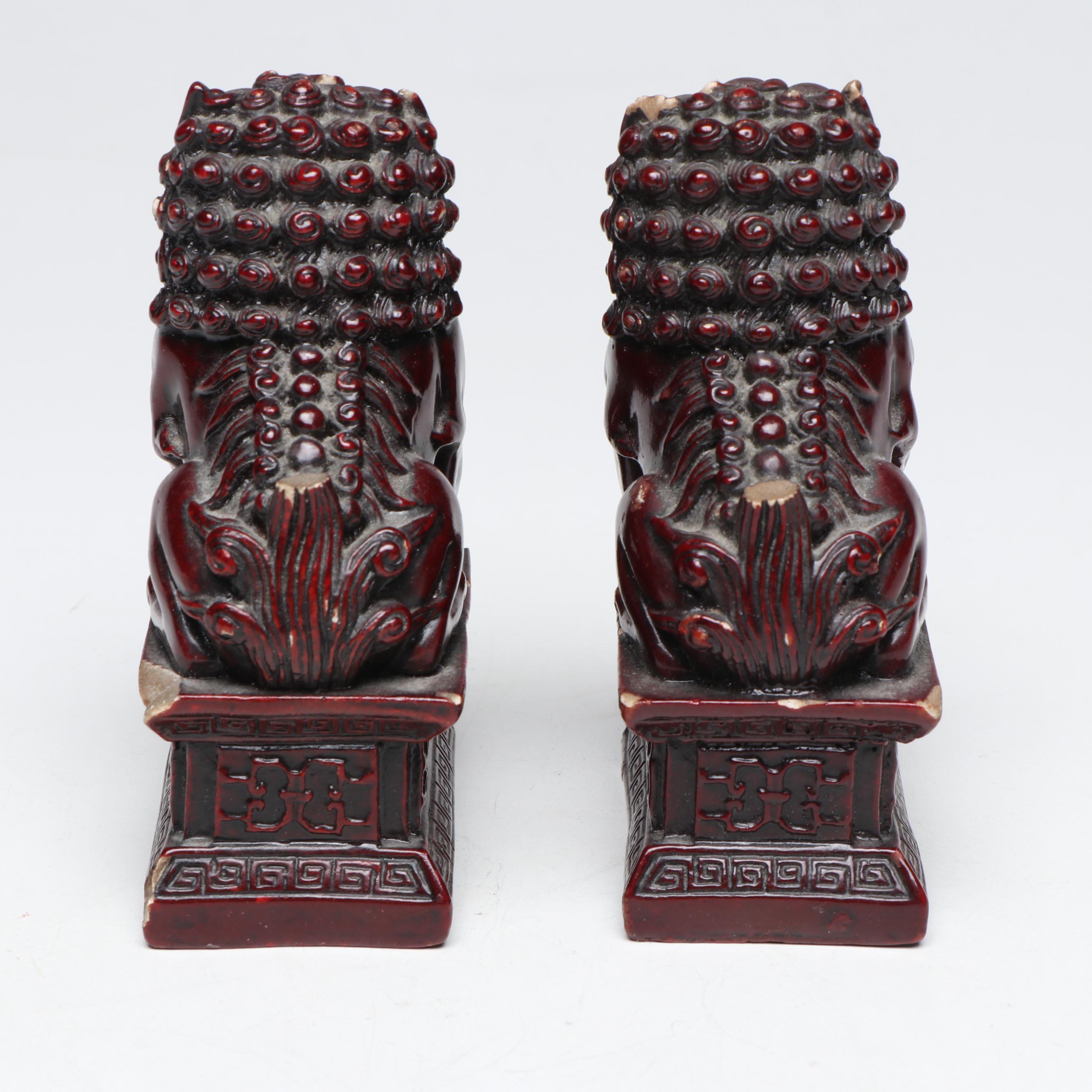 Chinese Guardian Lions, Mid to Late 20th Century