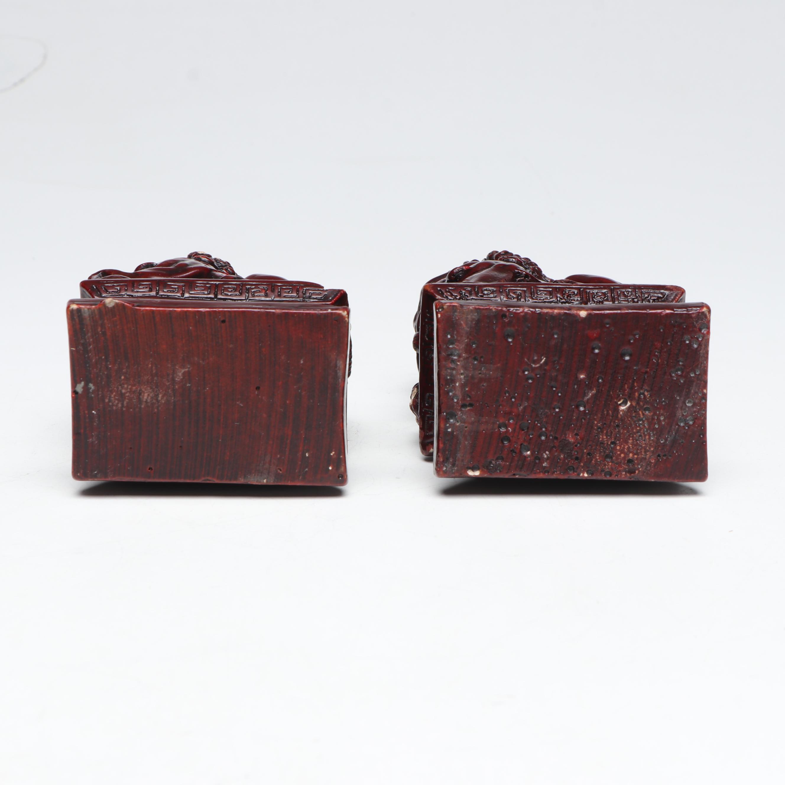 Chinese Guardian Lions, Mid to Late 20th Century