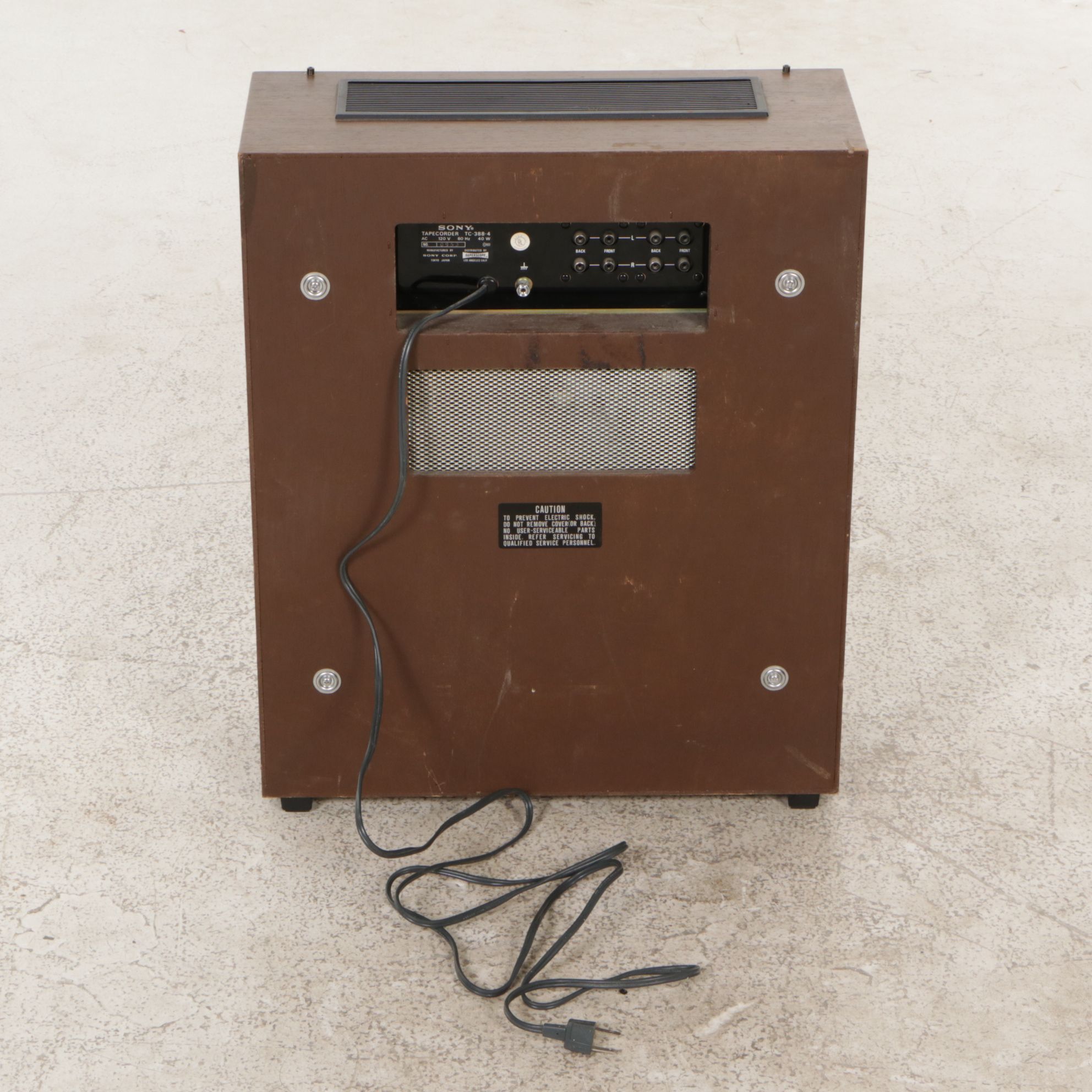 Sony TC-388-4 Reel to Reel Tape Recorder with Tapes of Plays and More