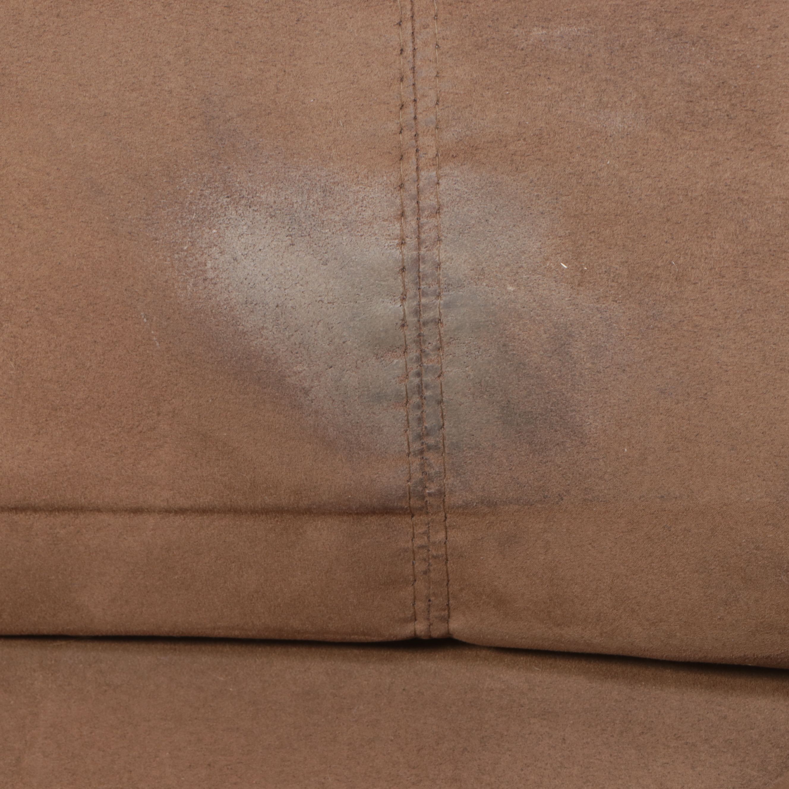 Over-Stuffed Fabric Upholstered Recliner