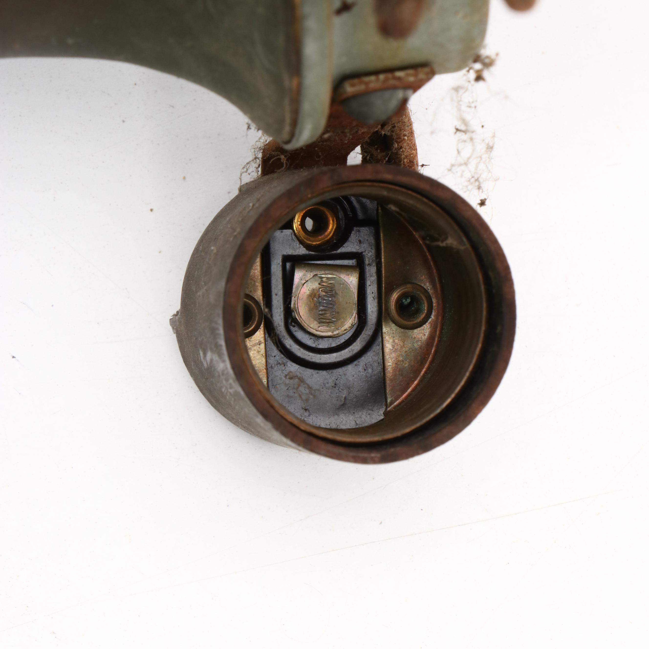Victorian Style Pressed Glass Ceiling Shades with Pendant Light Fixtures, 20th C