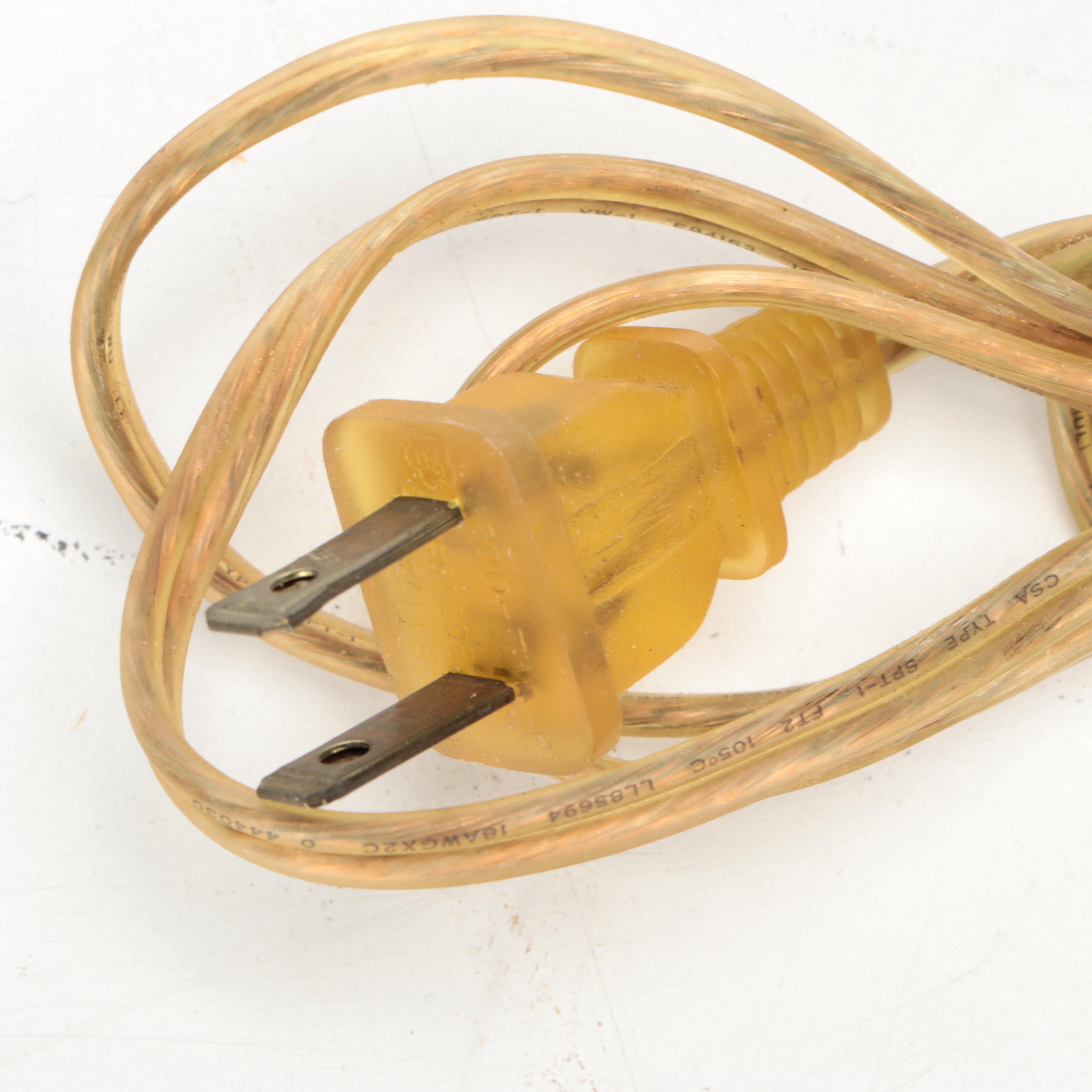 Rococo Style Gilt Metal Table Lamp with Embossed Cherub Glass Shade