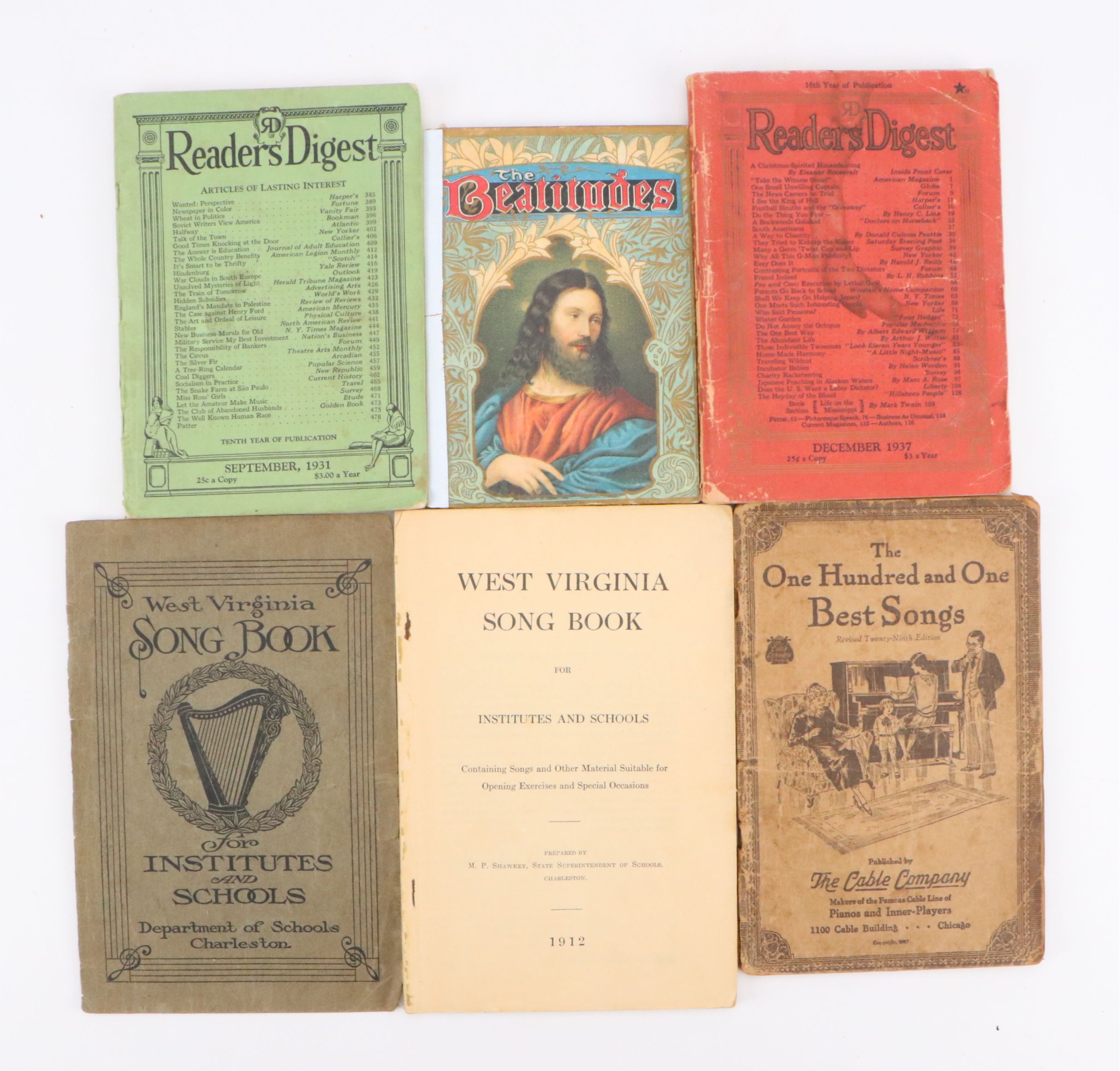 "Tobacco in Song and Story" by John Bain Jr. and More Books